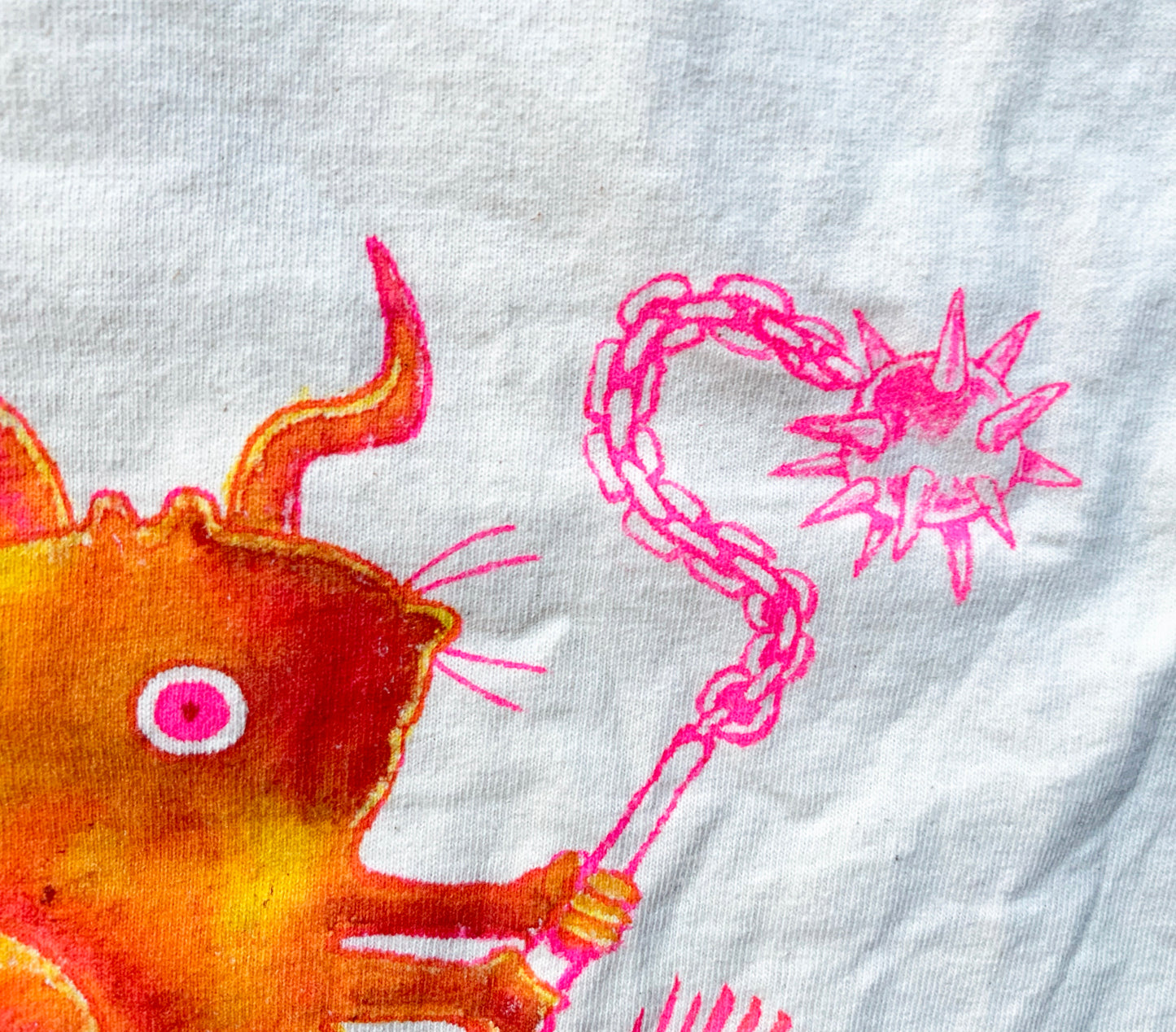 Devil Squirrel - Small Hand-Painted T-Shirt