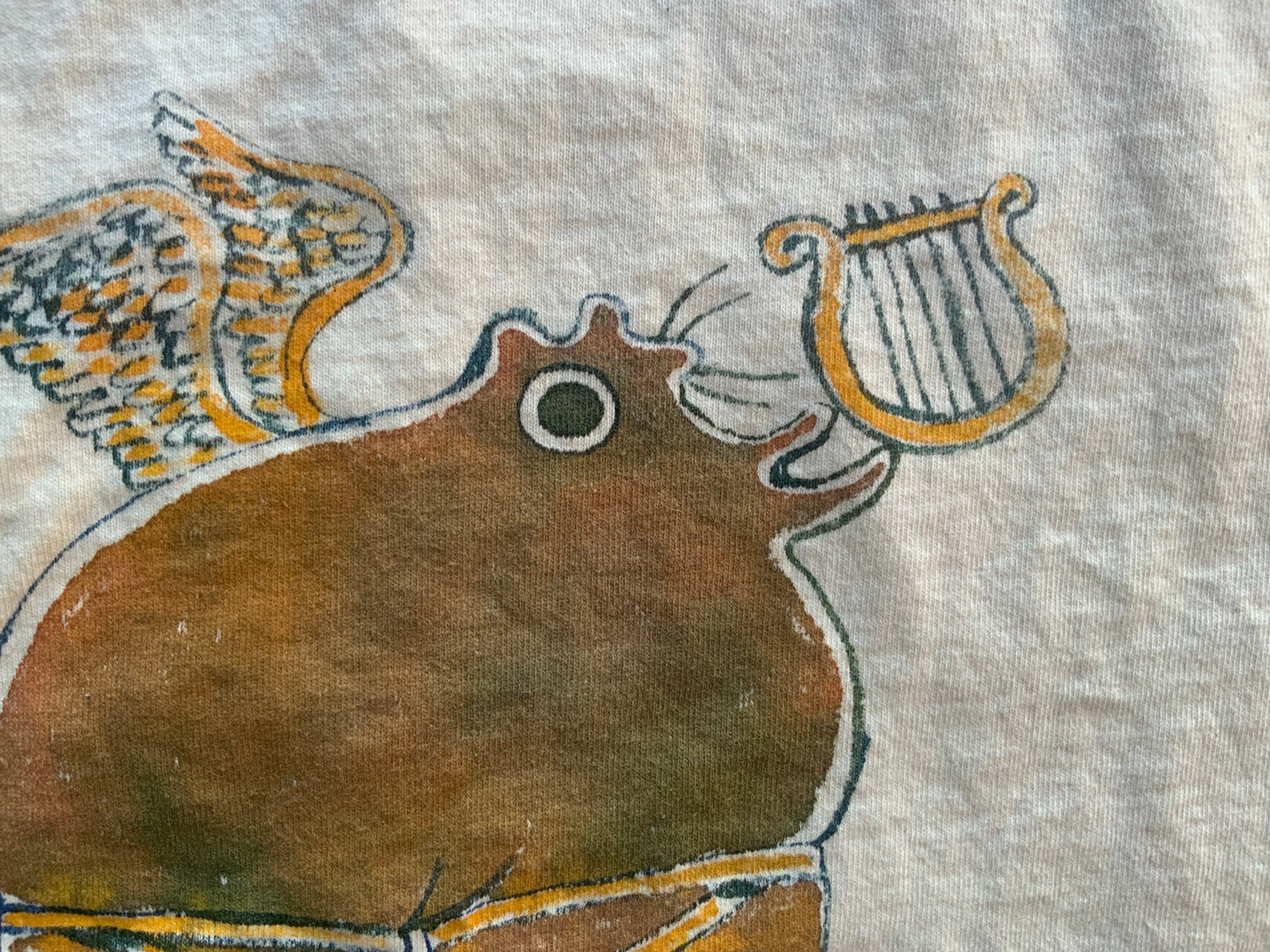 Angelic Squirrel - Medium Hand-Painted T-Shirt