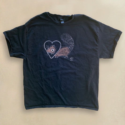 Heart Buster - XL Bleach Painted T-Shirt