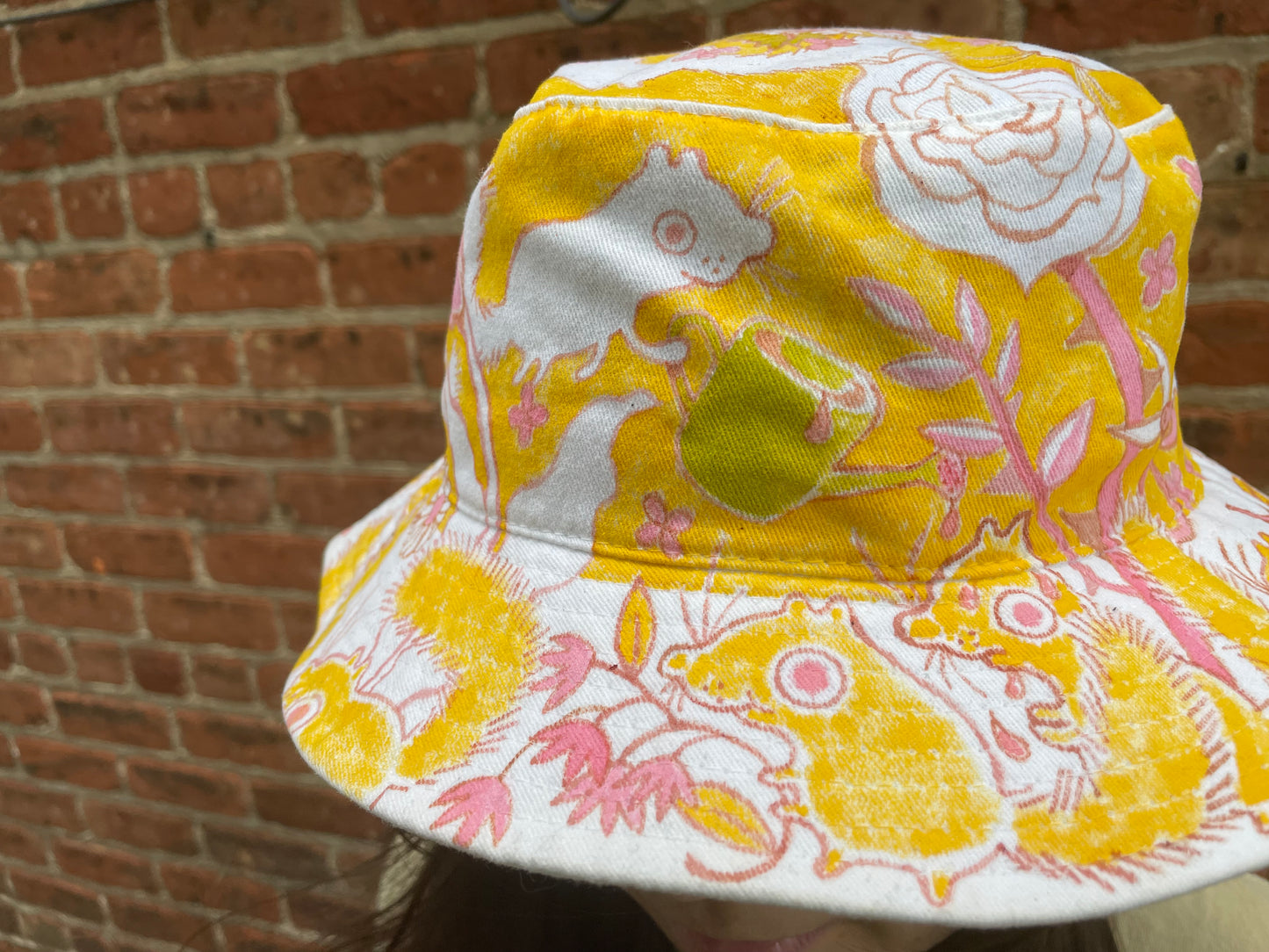 Golden Botanicals Squirrels Bucket Hat - Auction for Parkinson’s Foundation