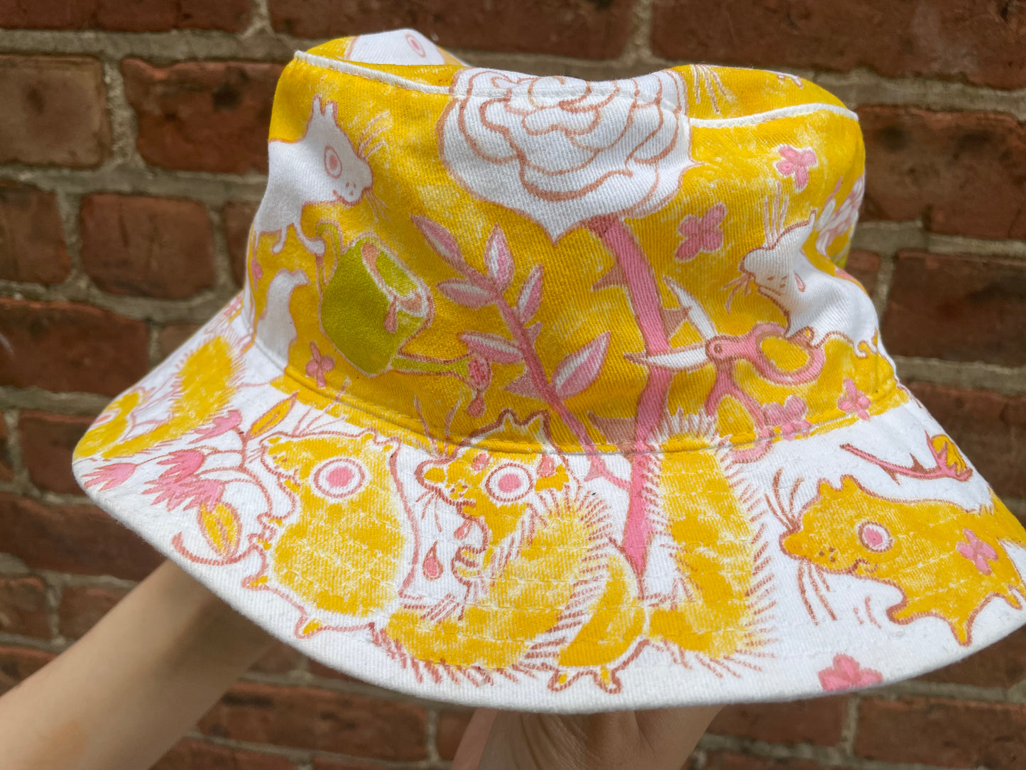 Golden Botanicals Squirrels Bucket Hat - Auction for Parkinson’s Foundation