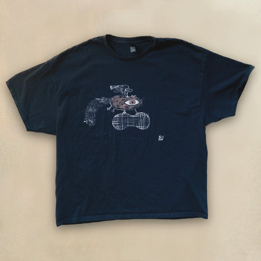 Peanut Angel - 3XL Bleach Painted T-Shirt