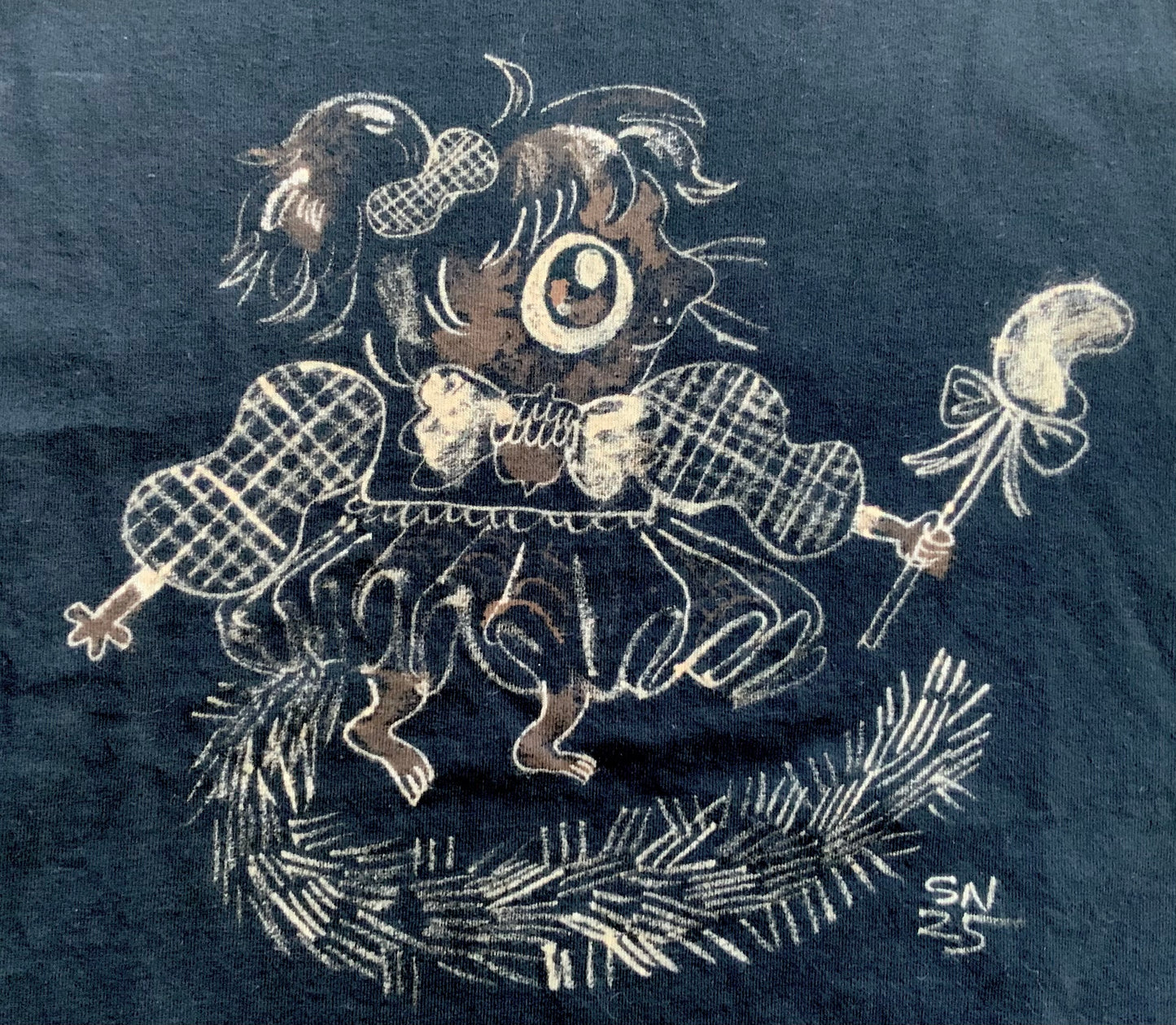 Magical Squirrel - Small Bleach-Painted T-Shirt