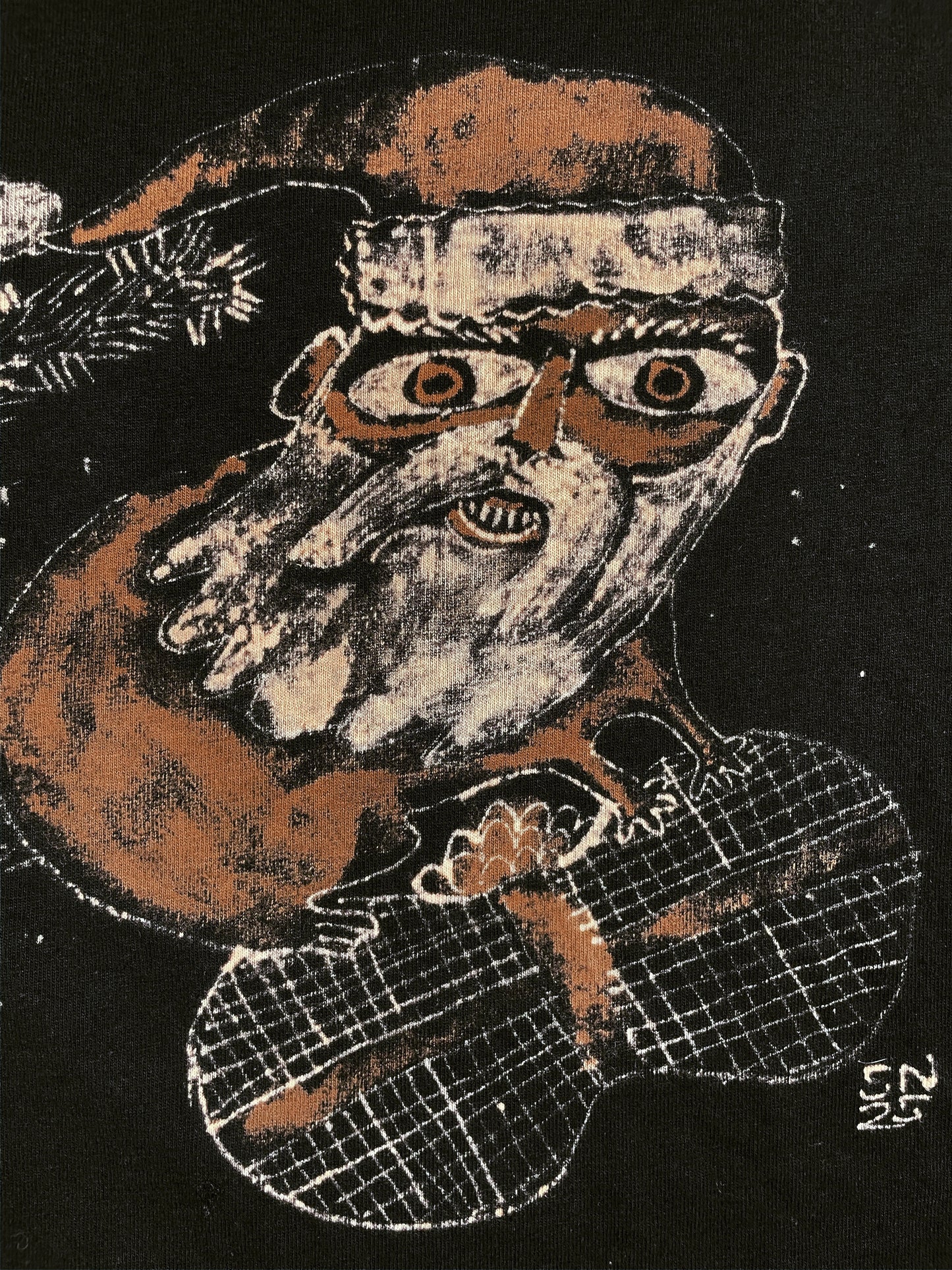 Squanta 2.0 - Medium Bleach-Painted T-Shirt