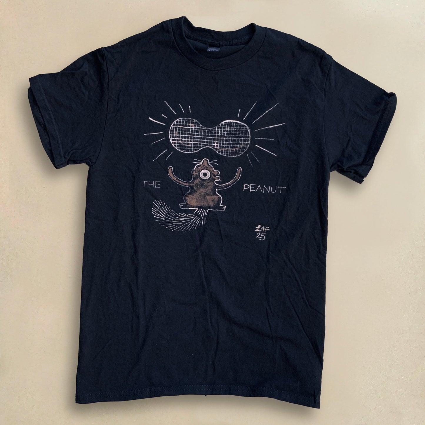 The Peanut - Small Bleach-Painted T-Shirt