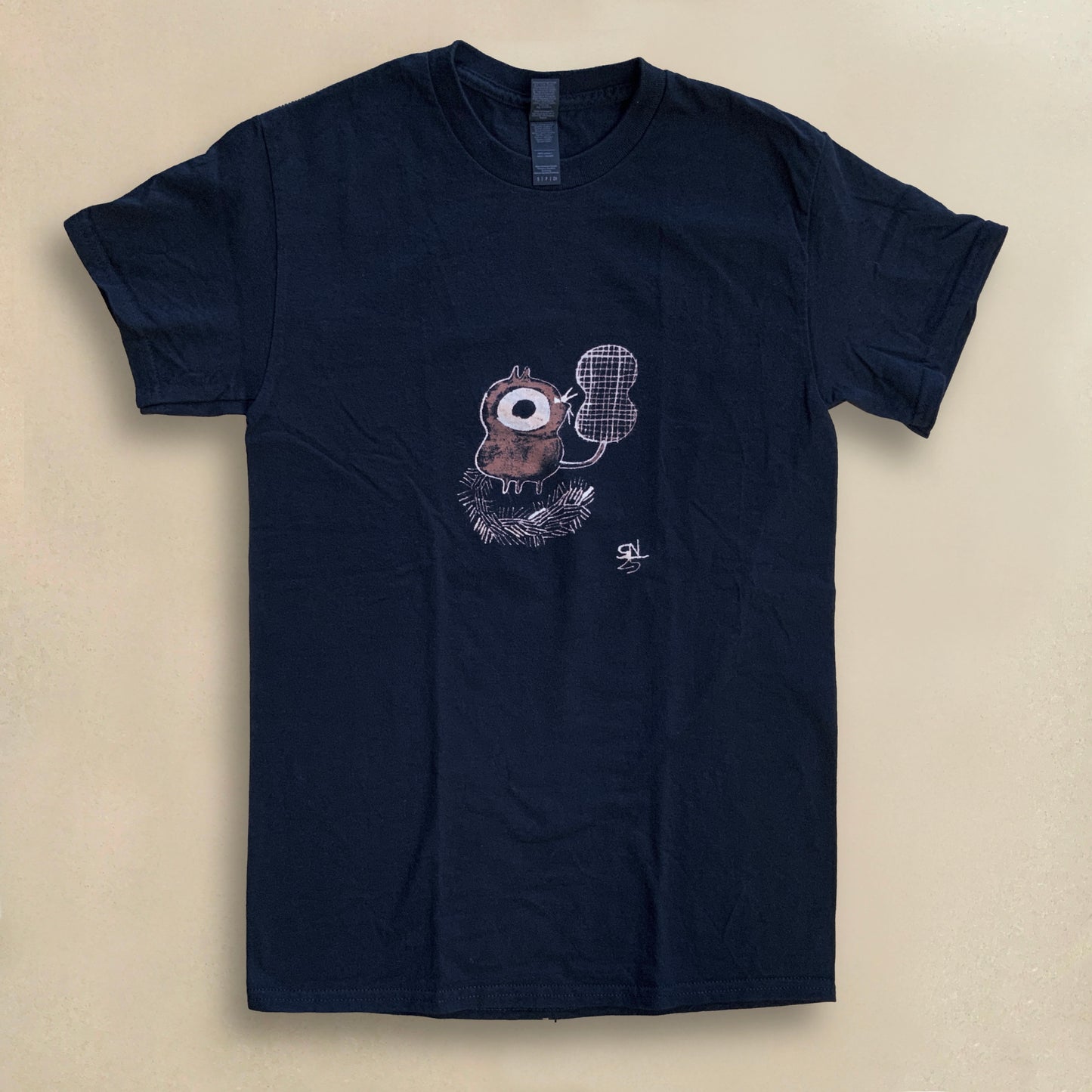His Peanut - Small Bleach-Painted T-Shirt