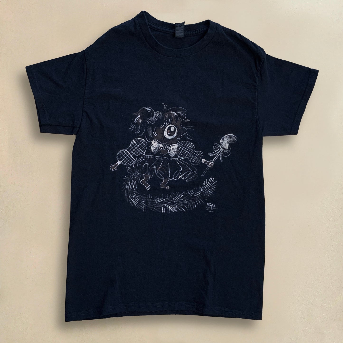 Magical Squirrel - Small Bleach-Painted T-Shirt