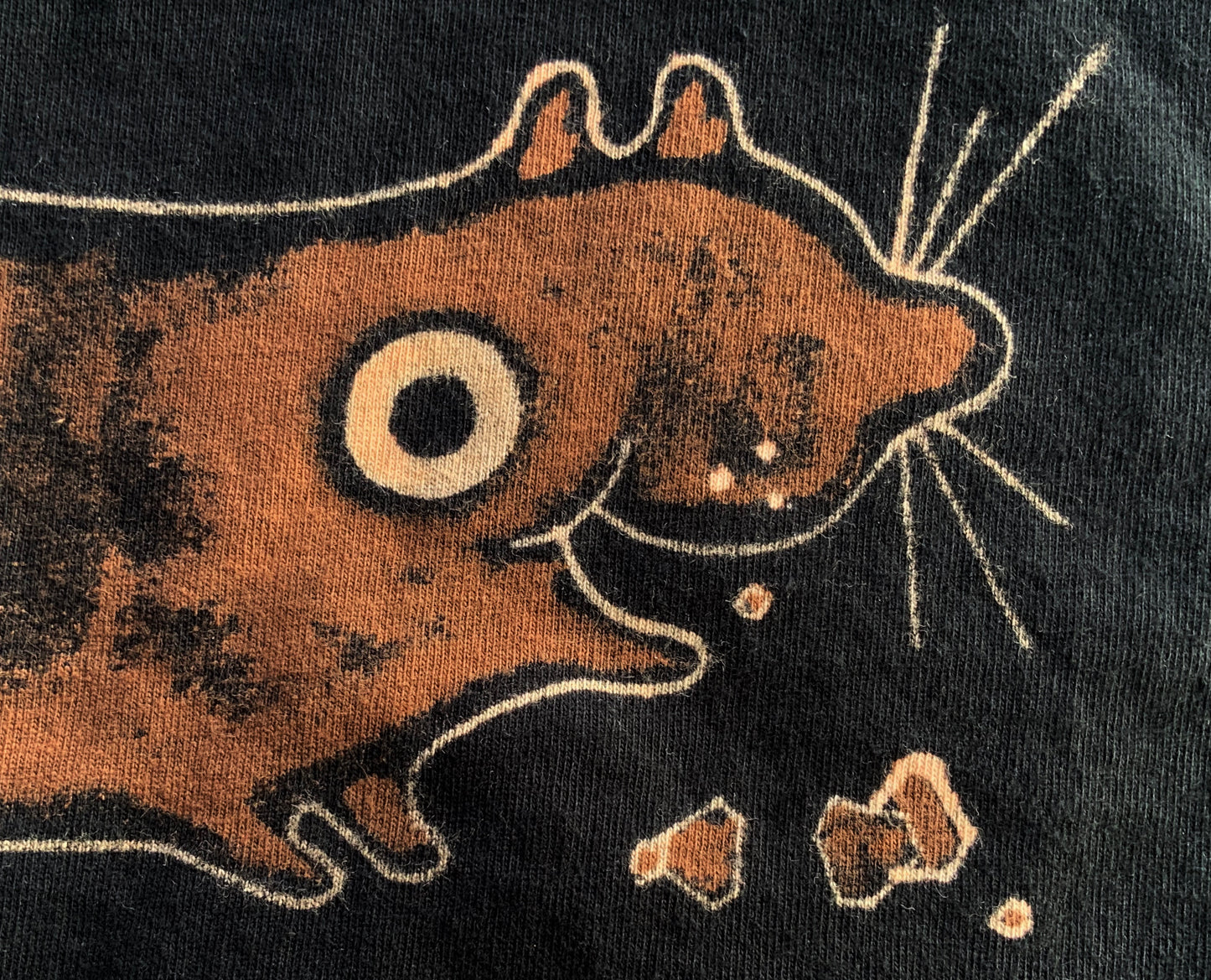 I <3 Dog Food - 3XL Bleach Painted T-Shirt