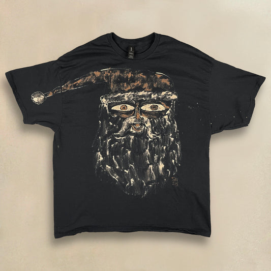 Mega Santa - 2XL Bleach-Painted T-Shirt