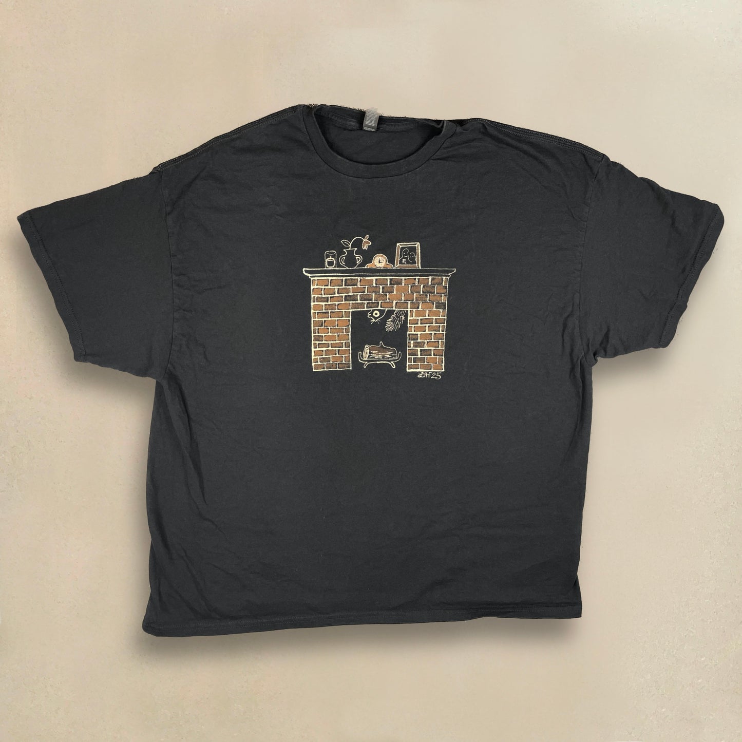 Intruder Squirrel - 3XL Bleach-Painted T-Shirt