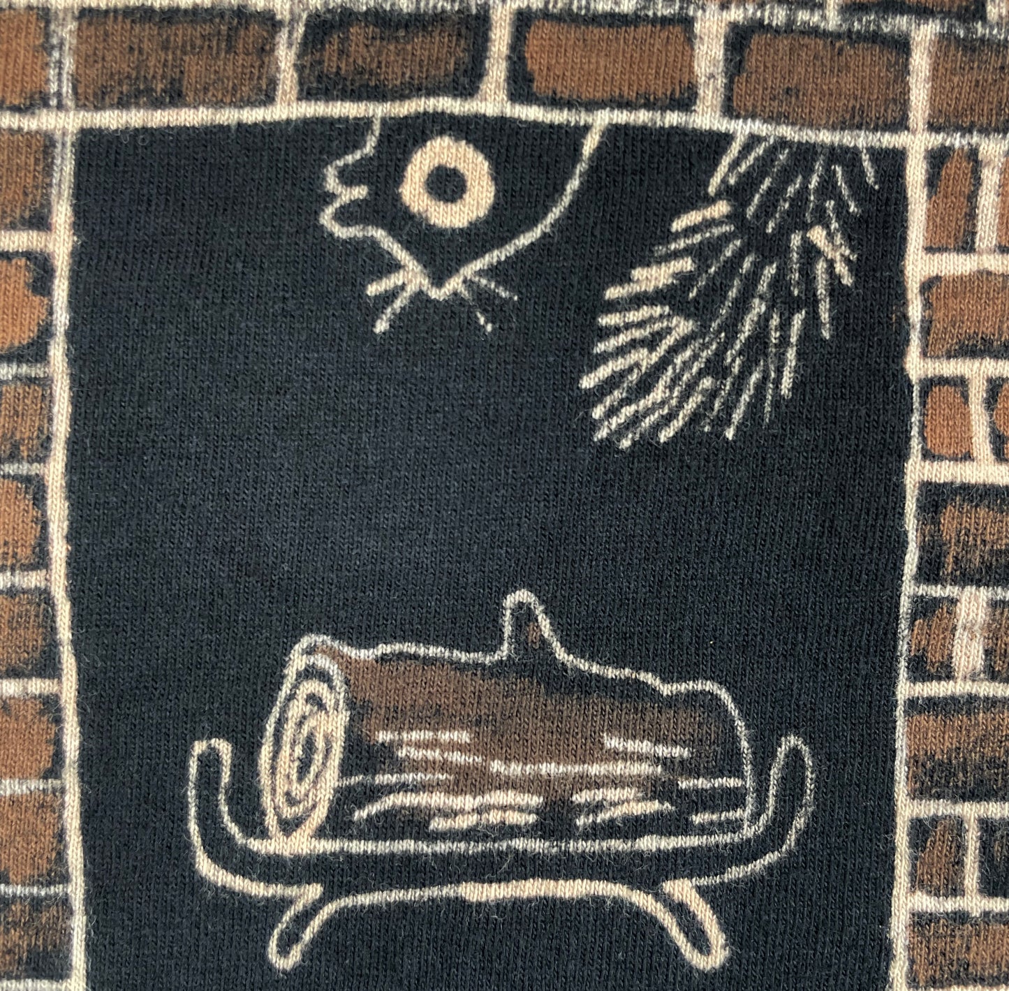 Intruder Squirrel - 3XL Bleach-Painted T-Shirt