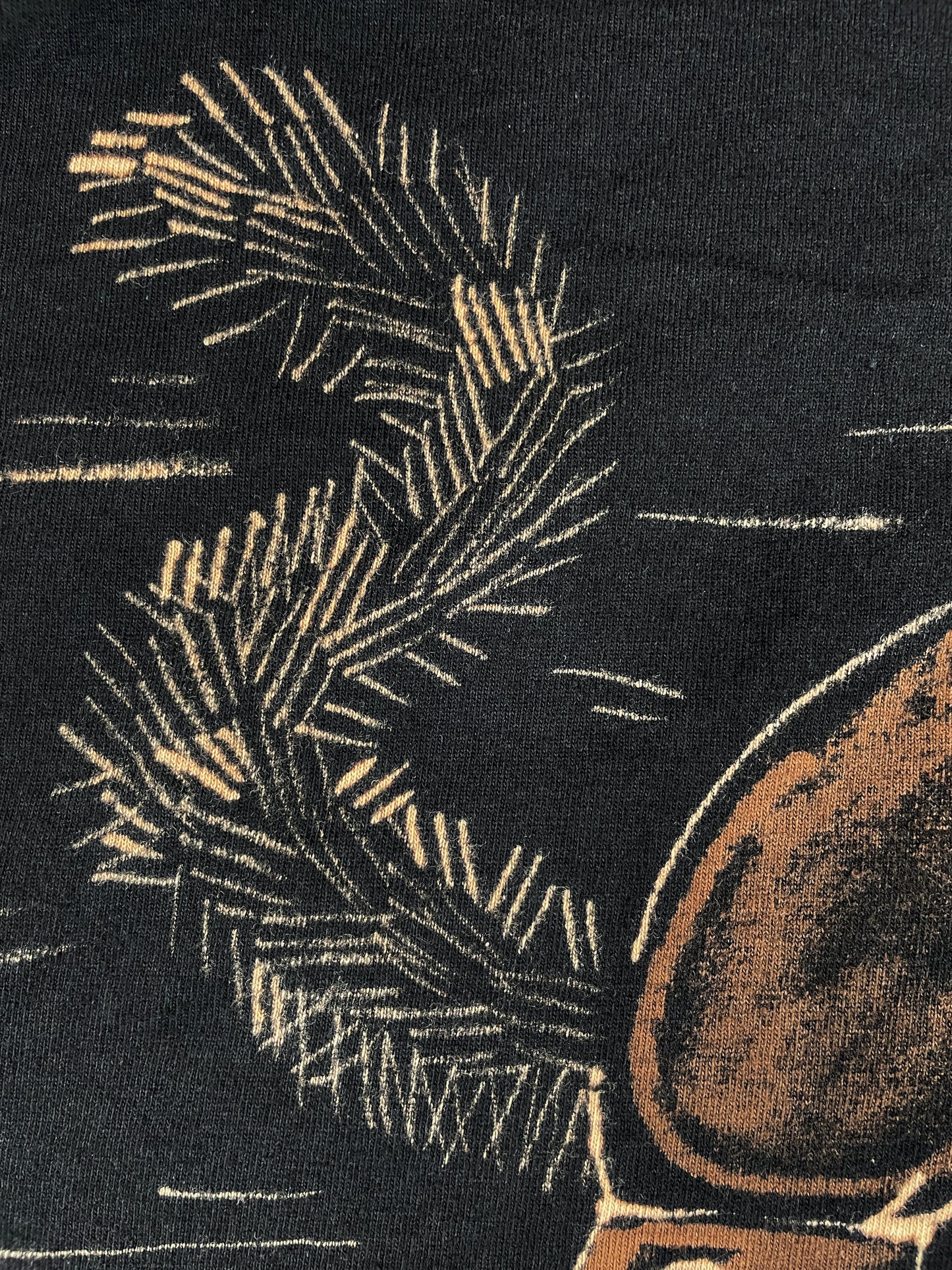 Ice Skating Squirrel - Large Bleach-Painted T-Shirt