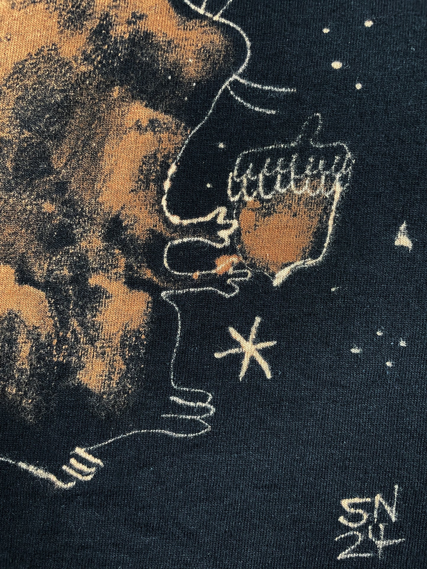 Squeindeer - Large Bleach-Painted T-Shirt