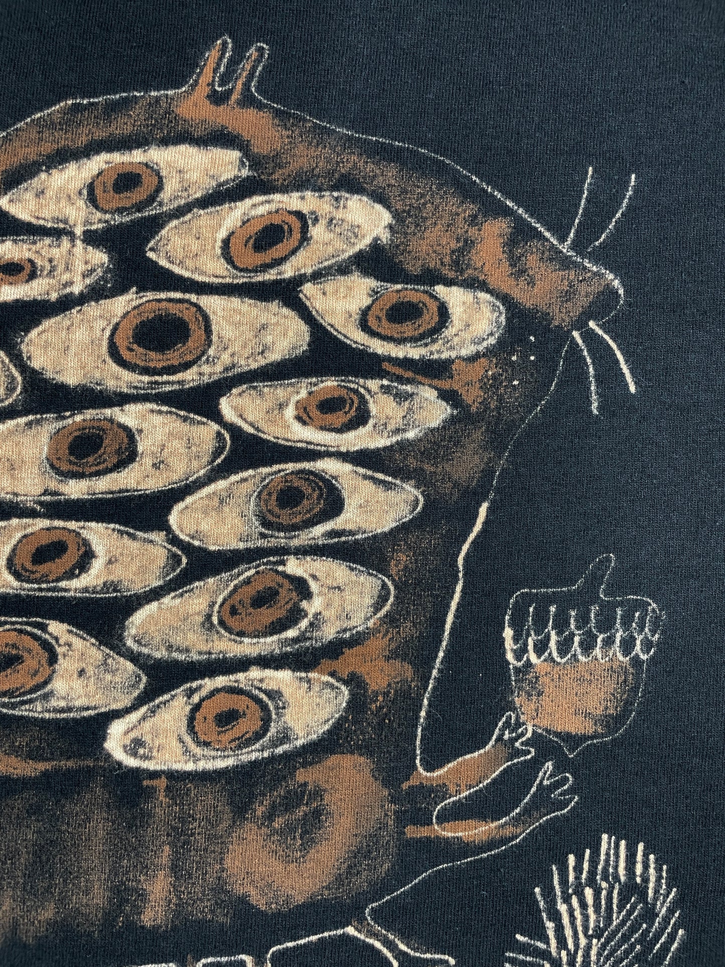 Mutated Squirrel - Large Bleach-Painted T-Shirt