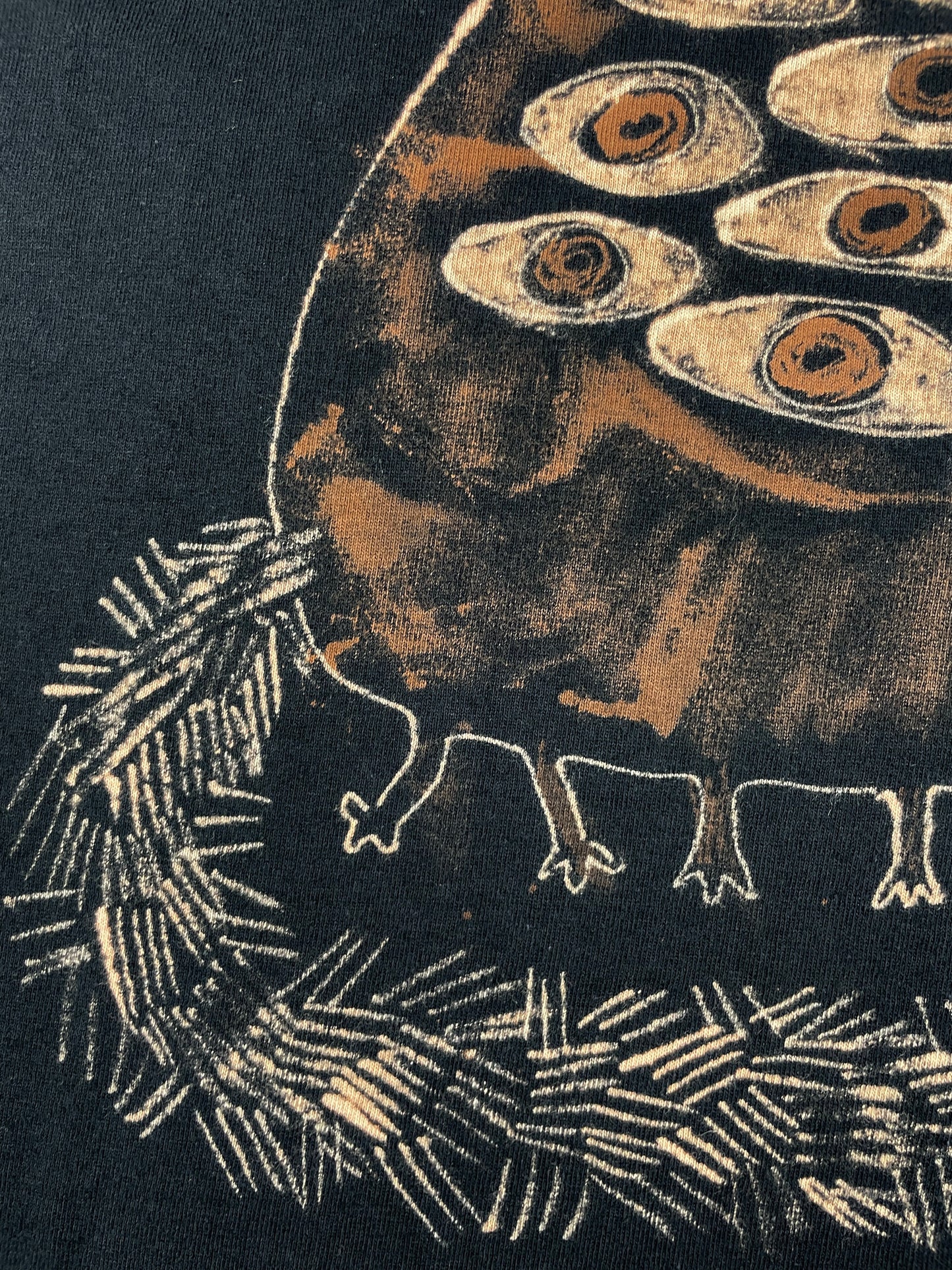 Mutated Squirrel - Large Bleach-Painted T-Shirt