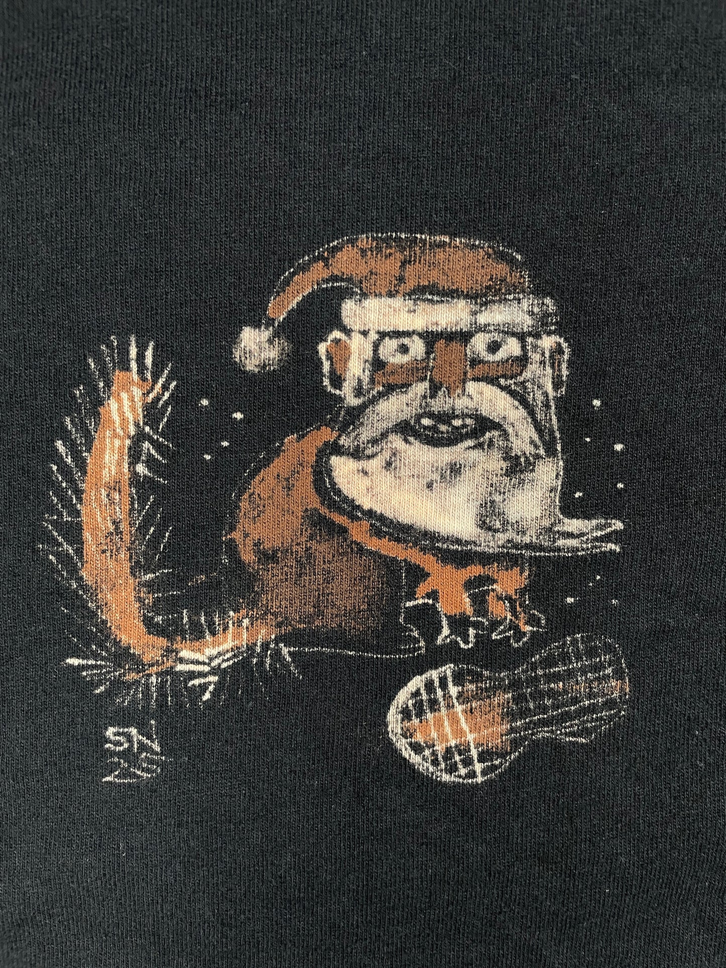 Tiny Squanta - Large Bleach-Painted T-Shirt