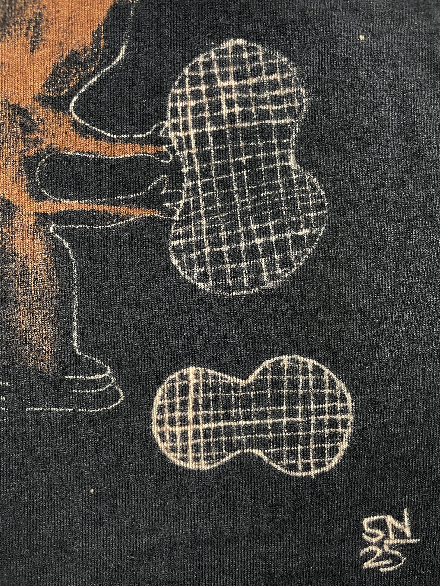 Mutated Squirrel - Medium Bleach-Painted T-Shirt