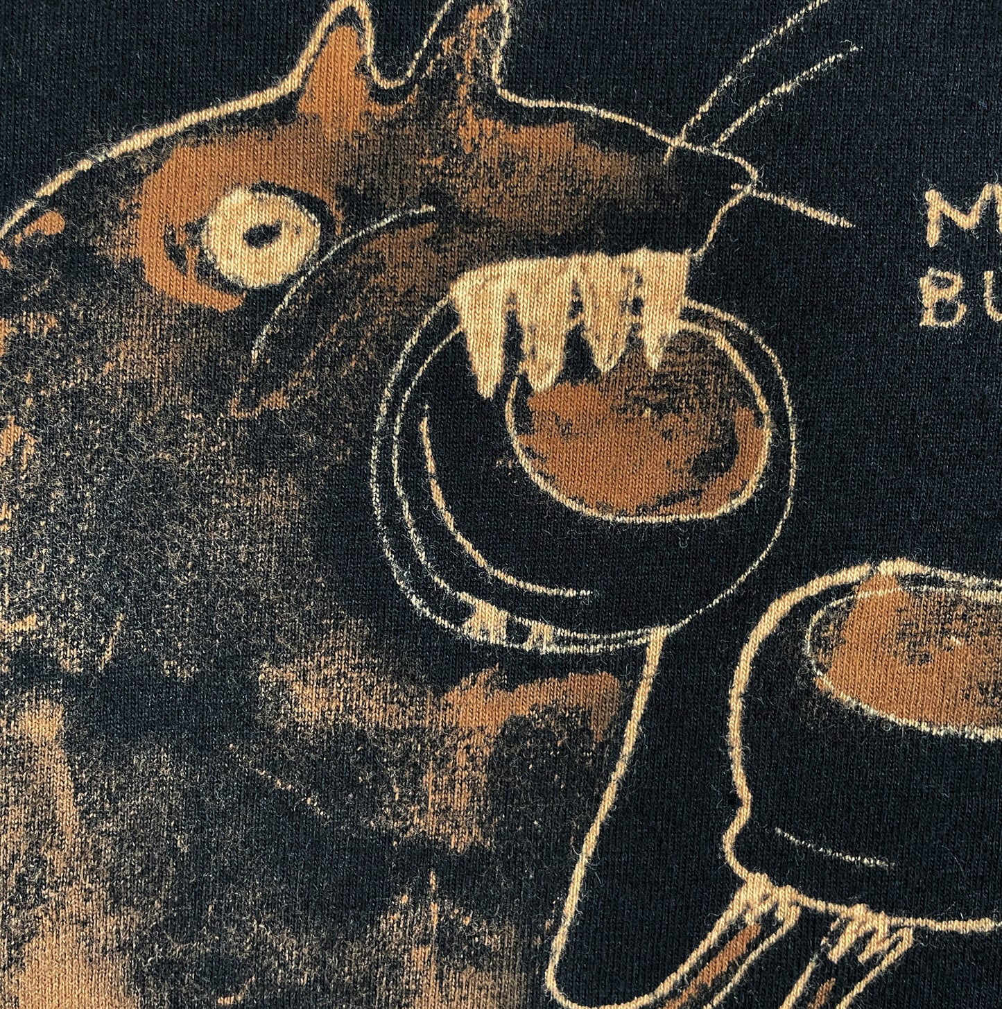 MORE!!! BUCKEYES!!!!! - Medium Bleach-Painted T-Shirt