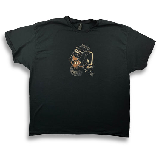 Acorn Mylk - 3XL Bleach-Painted T-Shirt