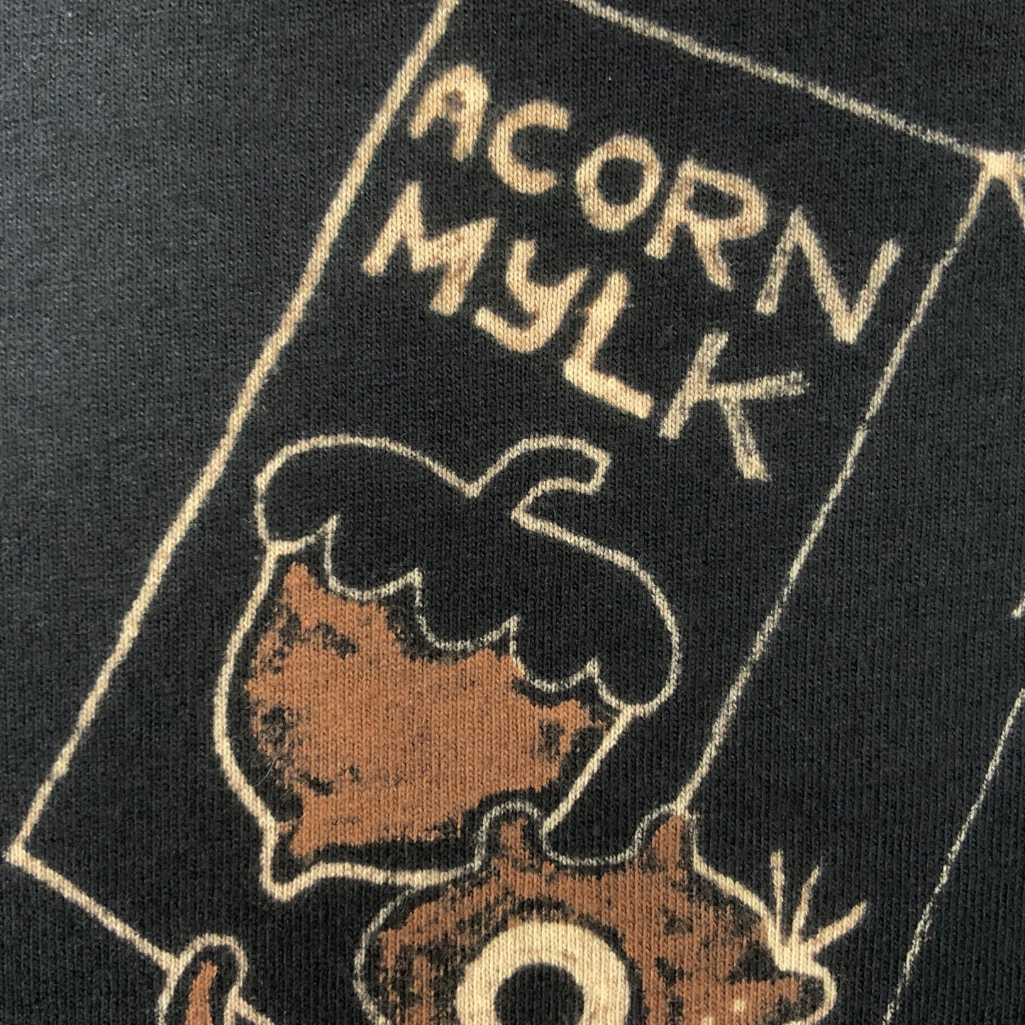 Acorn Mylk - 3XL Bleach-Painted T-Shirt