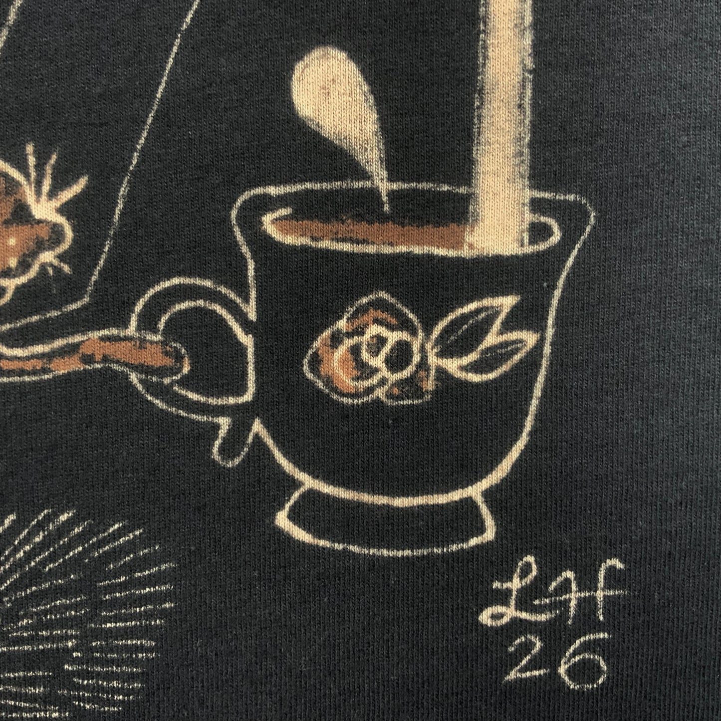 Acorn Mylk - 3XL Bleach-Painted T-Shirt