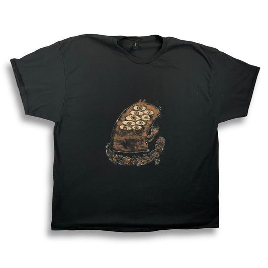 Mutated Squirrel - 3XL Bleach-Painted T-Shirt