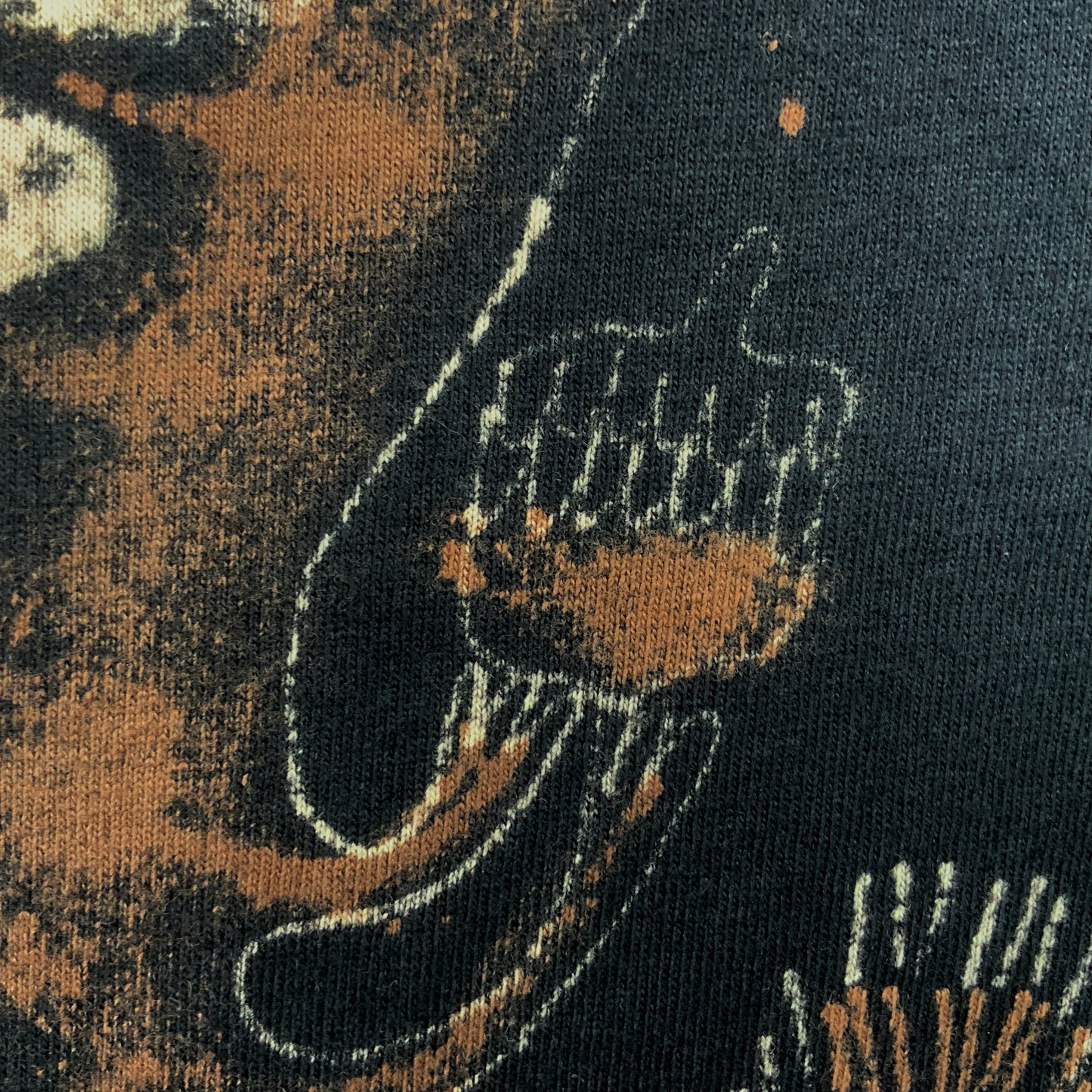 Mutated Squirrel - 3XL Bleach-Painted T-Shirt