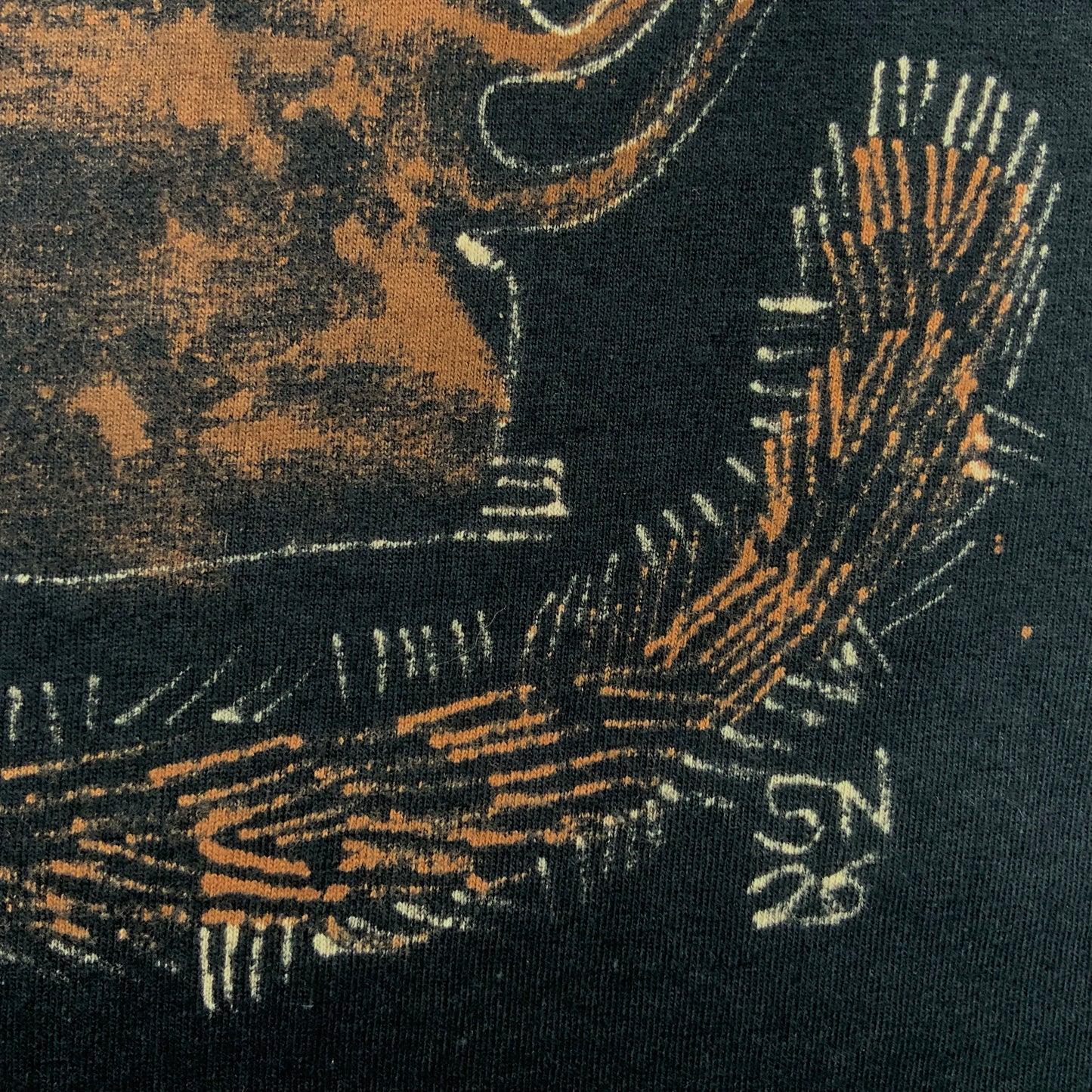 Mutated Squirrel - 3XL Bleach-Painted T-Shirt