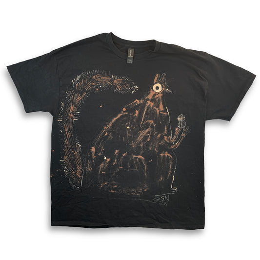 Another Mega Squirrel - XL Bleach-Painted T-Shirt