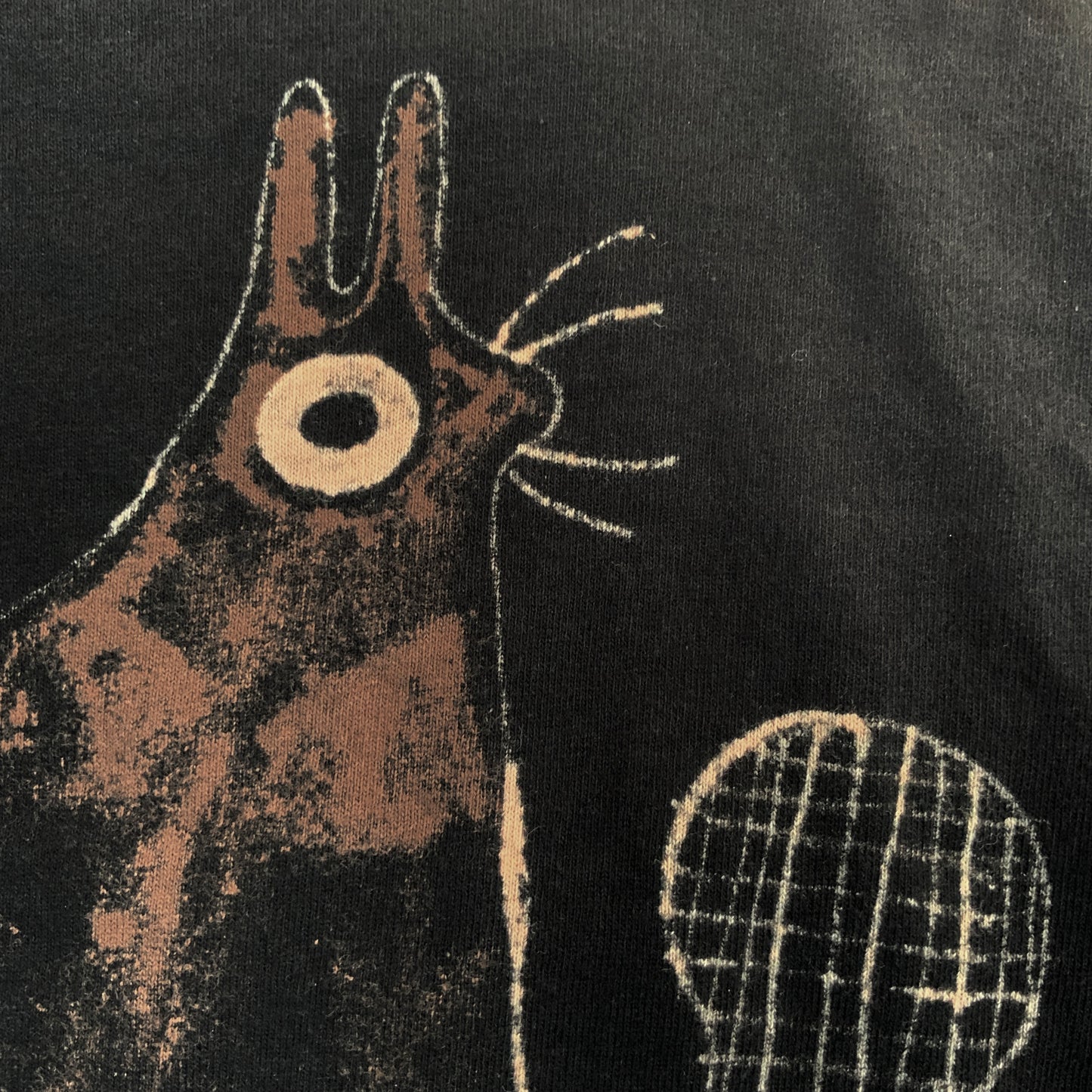 Mega Squirrel - XL Bleach-Painted T-Shirt