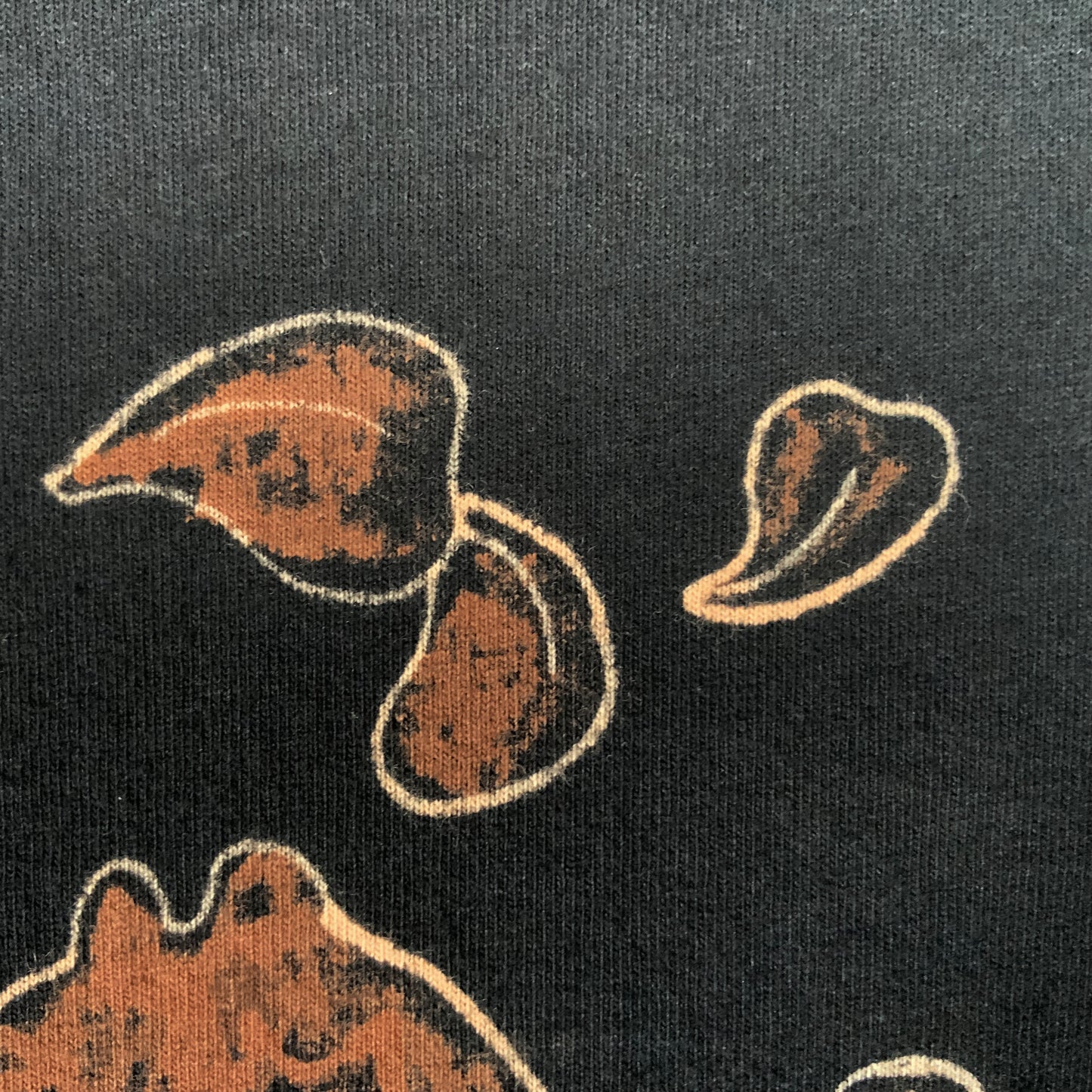 Romantic Rose Squirrel - Large Bleach-Painted T-Shirt