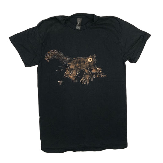I Must Scamper - Small Bleach-Painted T-Shirt
