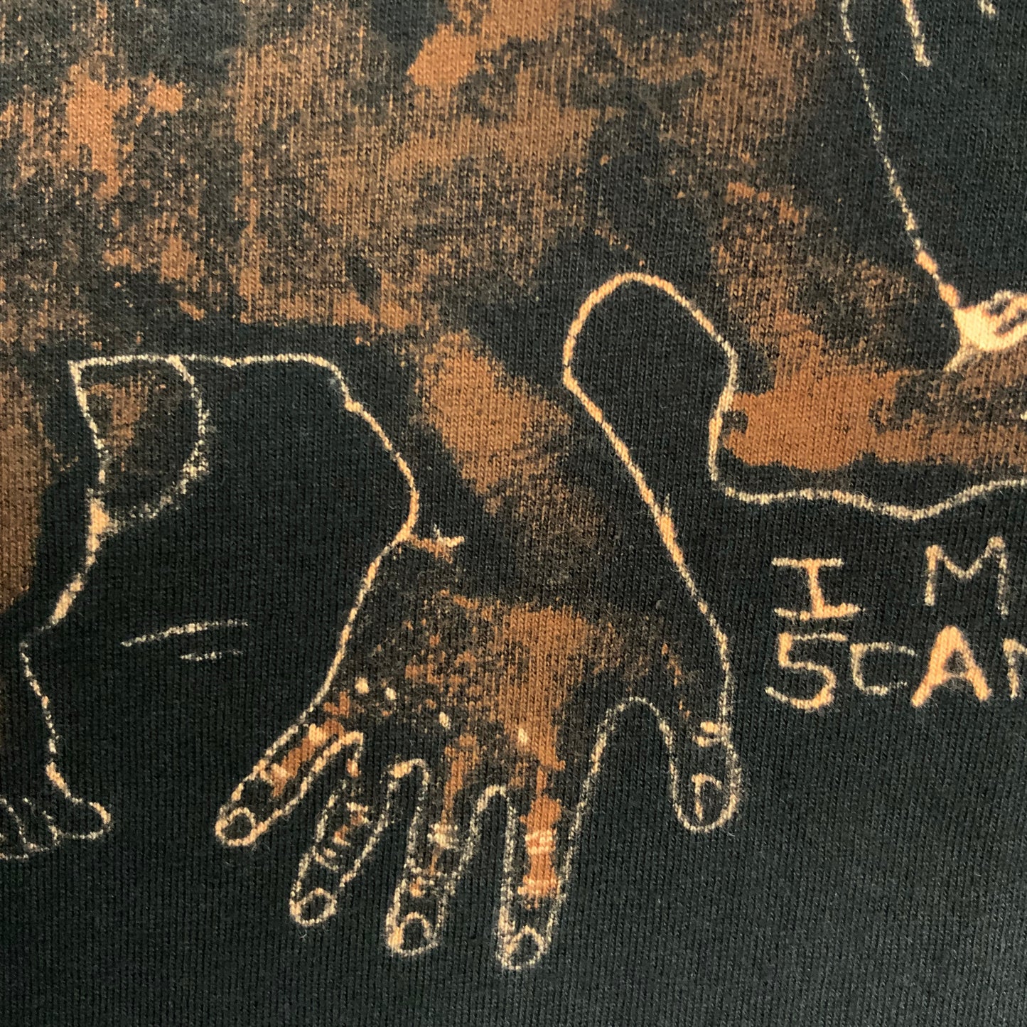 I Must Scamper - Small Bleach-Painted T-Shirt