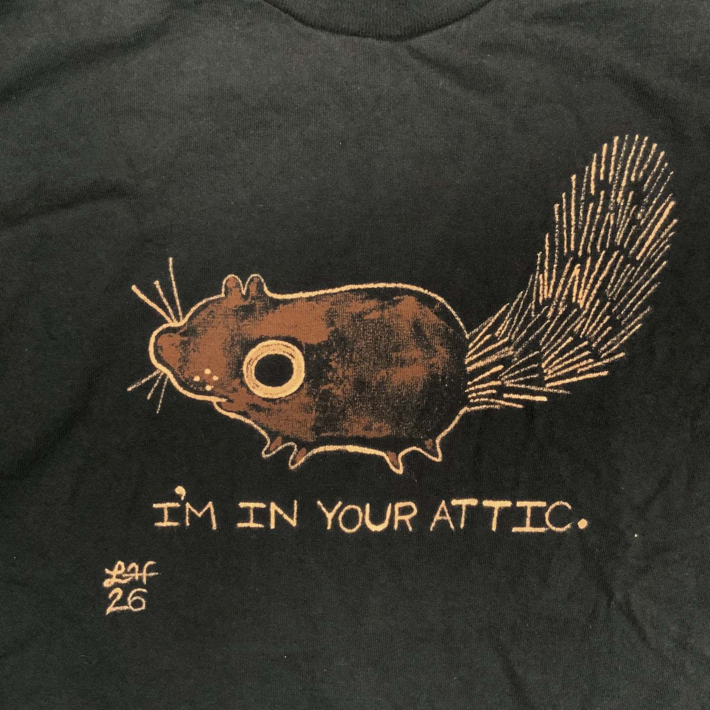I’m In Your Attic - Medium Bleach-Painted T-Shirt