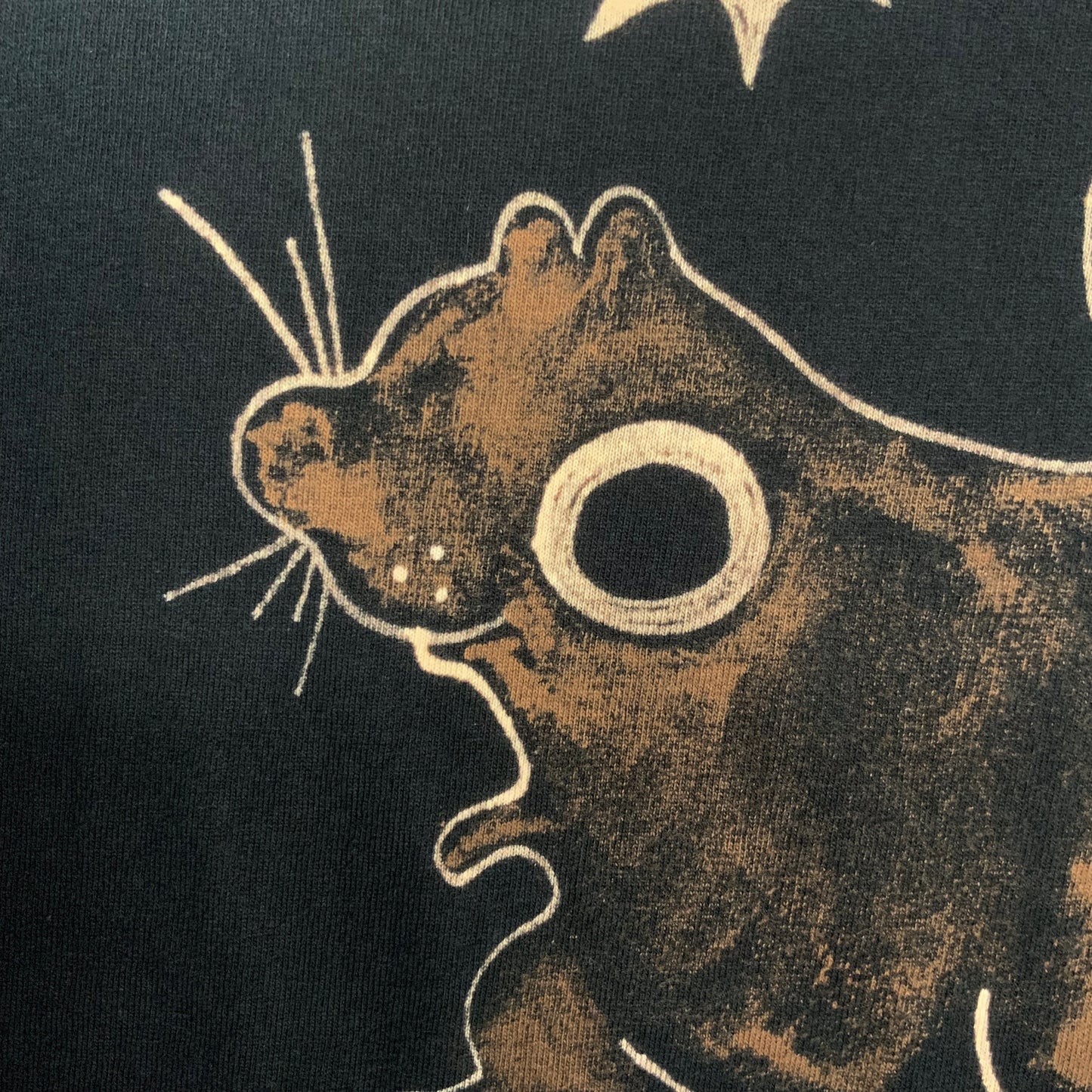 Squirrel Holding A Bomb - 3XL Bleach-Painted T-Shirt