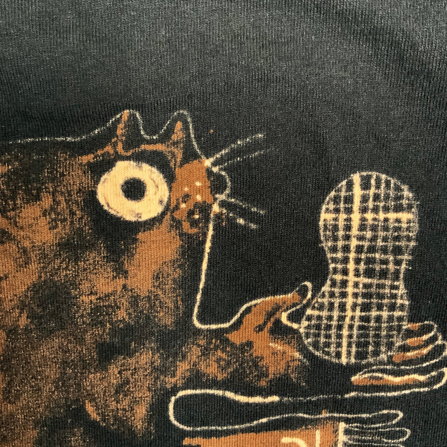 Human Appendages Squirrel - 2X Bleach-Painted T-Shirt