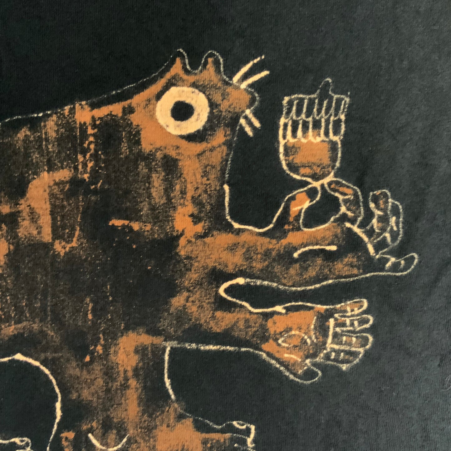 Human Appendages Squirrel - 4XL Bleach-Painted T-Shirt