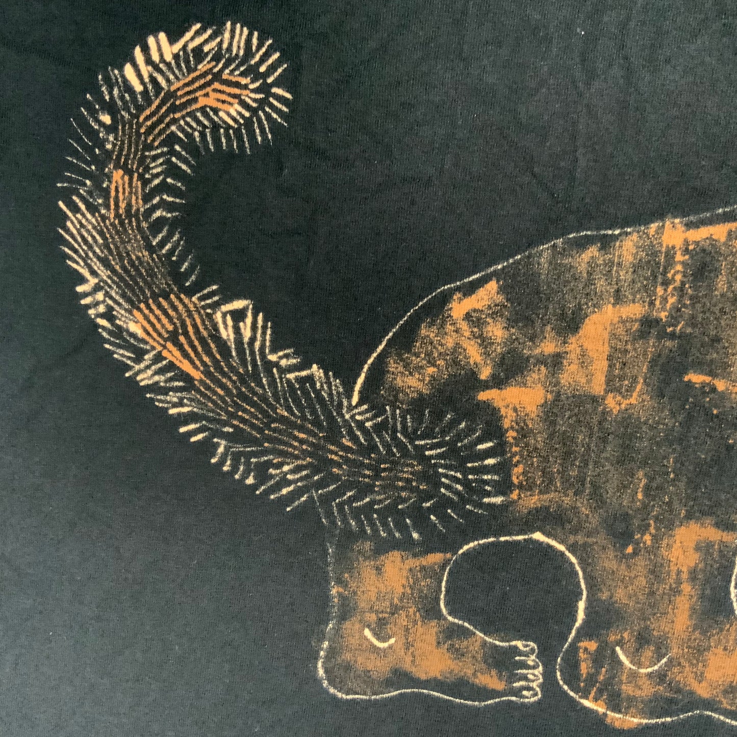Human Appendages Squirrel - 4XL Bleach-Painted T-Shirt
