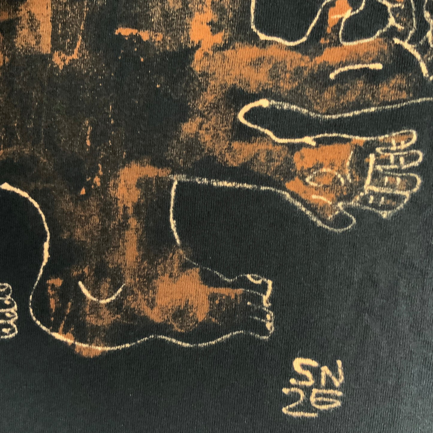 Human Appendages Squirrel - 4XL Bleach-Painted T-Shirt