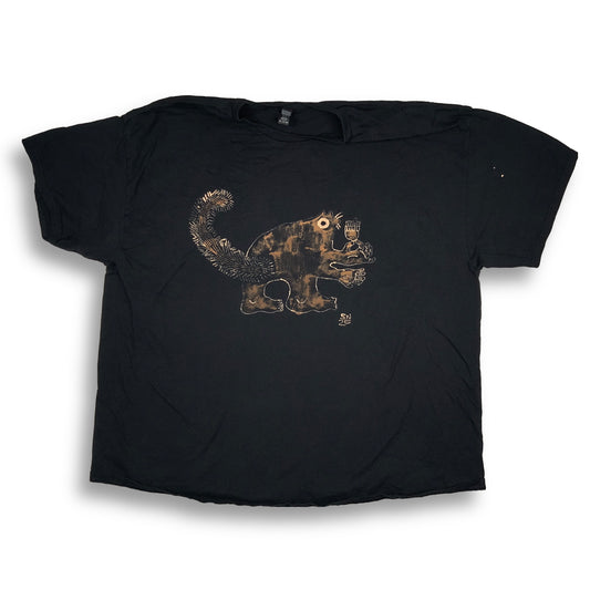 Human Appendages Squirrel - 4XL Bleach-Painted T-Shirt