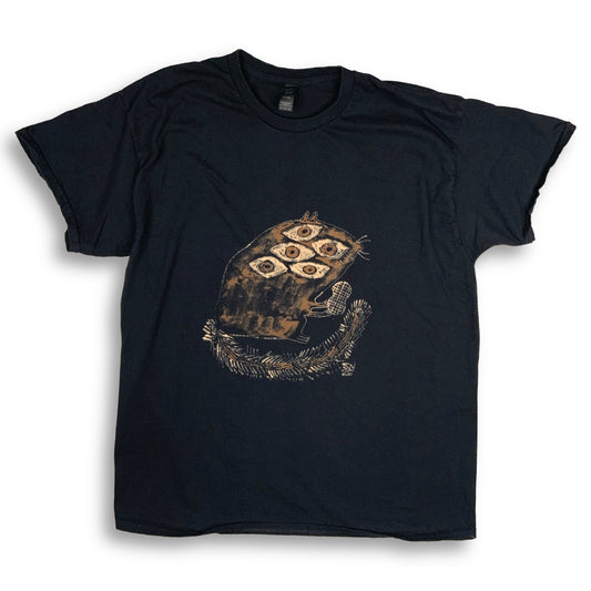 Mutated Squirrel - XL Bleach-Painted T-Shirt