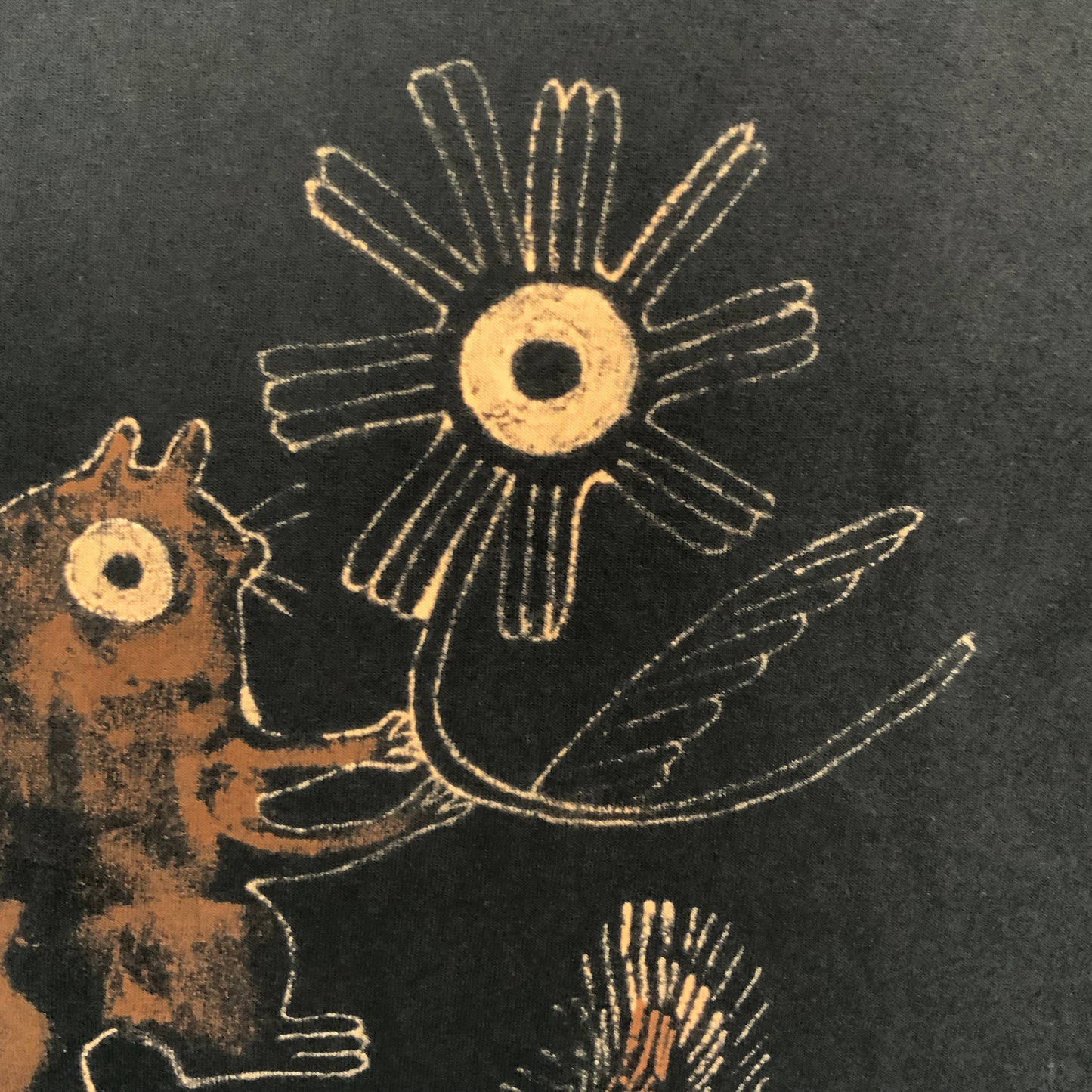 Fairy Squirrel - 4XL Bleach-Painted T-Shirt