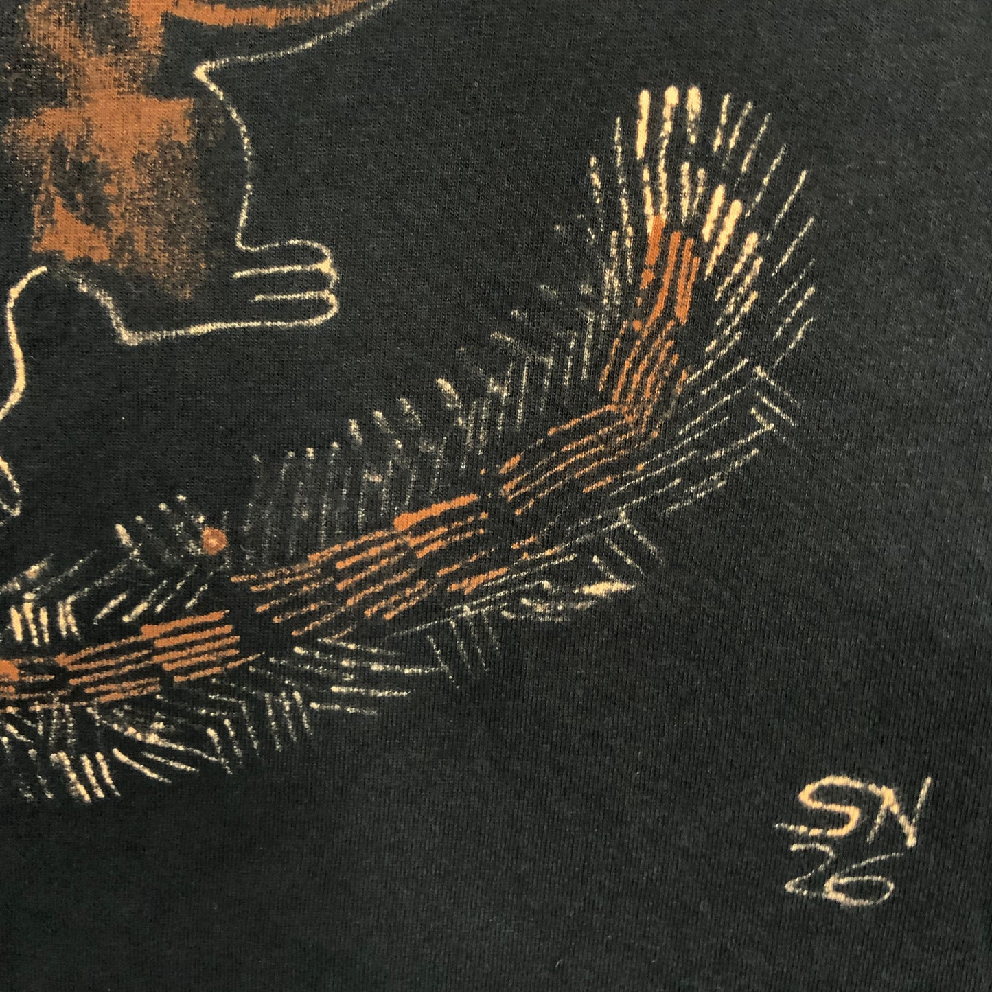Fairy Squirrel - 4XL Bleach-Painted T-Shirt