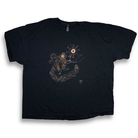 Fairy Squirrel - 4XL Bleach-Painted T-Shirt