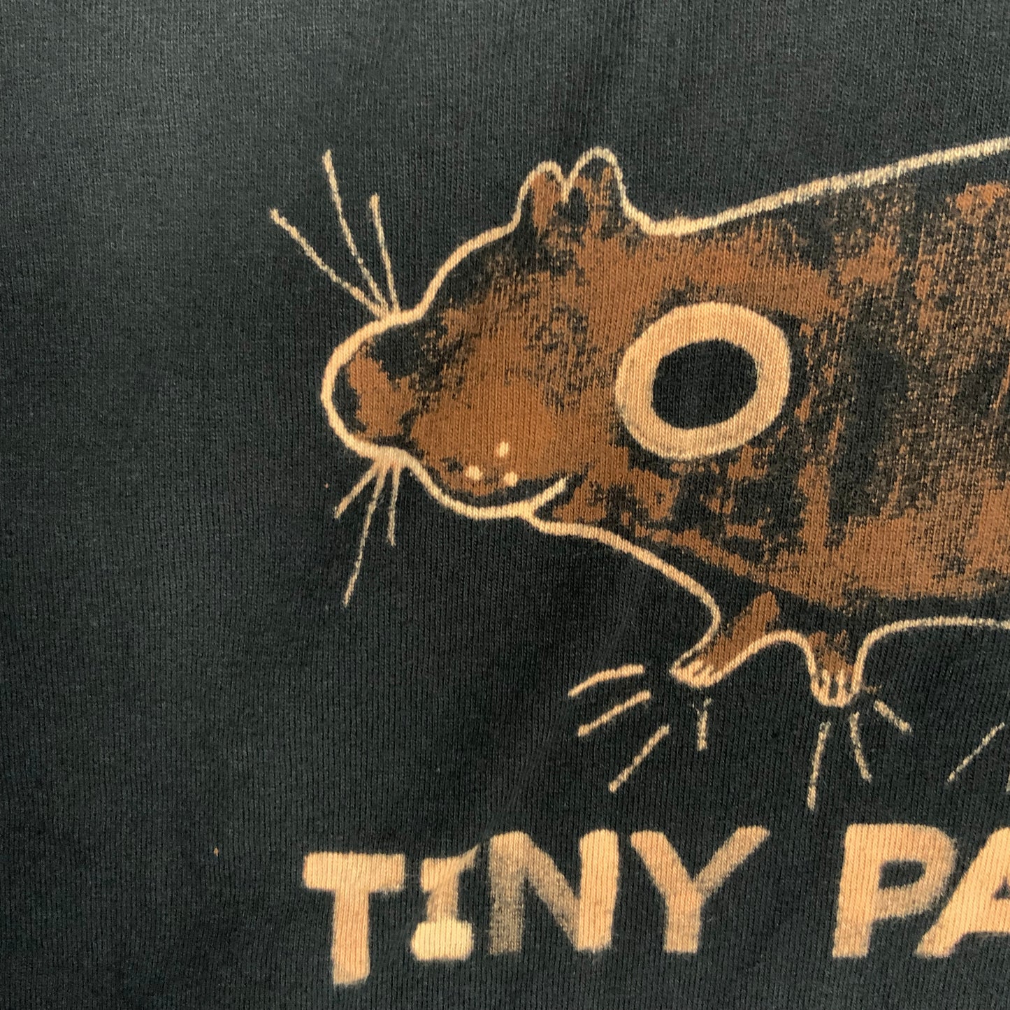 Tiny Paws - Medium Bleach-Painted T-Shirt