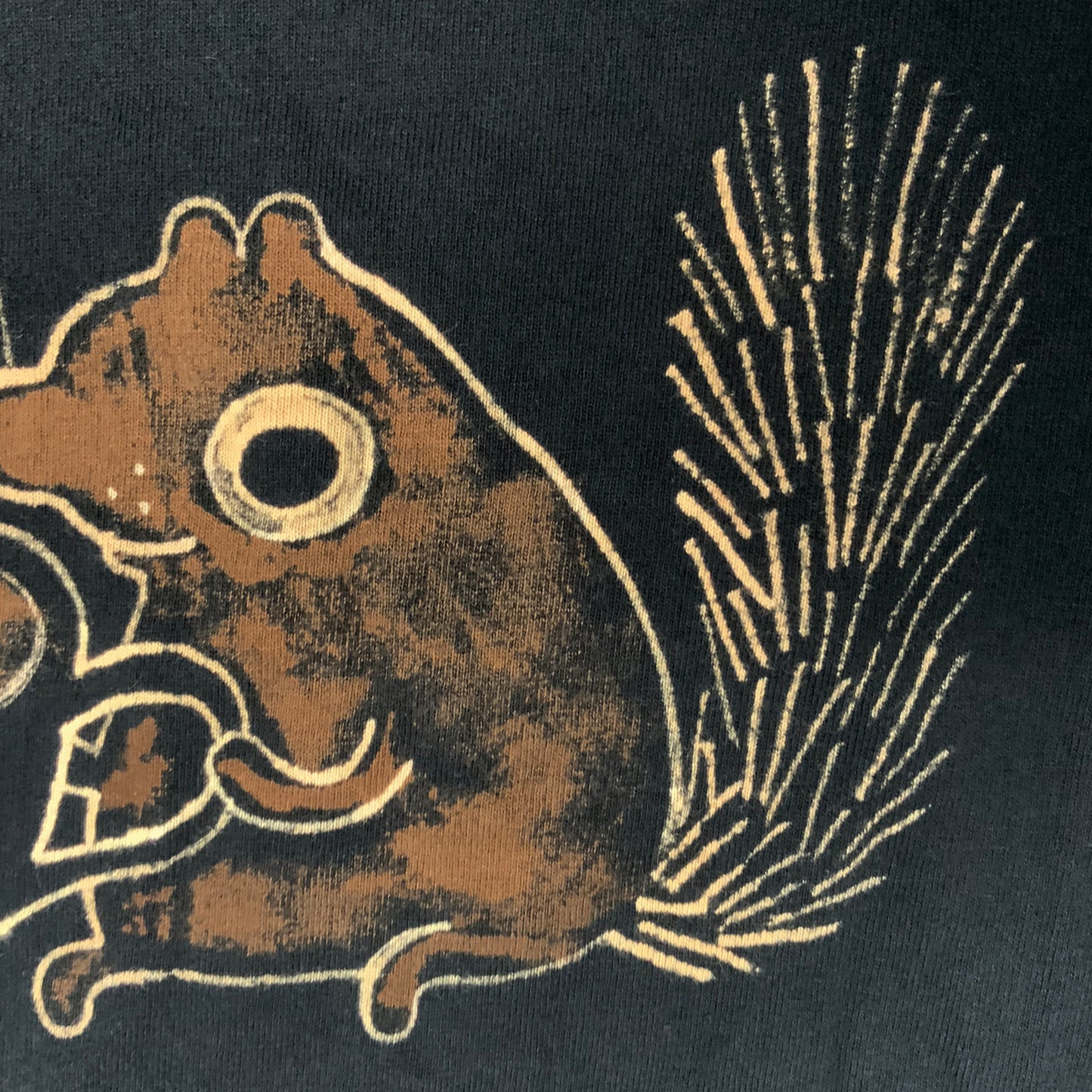 Cappuccino Squirrel - Small Bleach-Painted T-Shirt