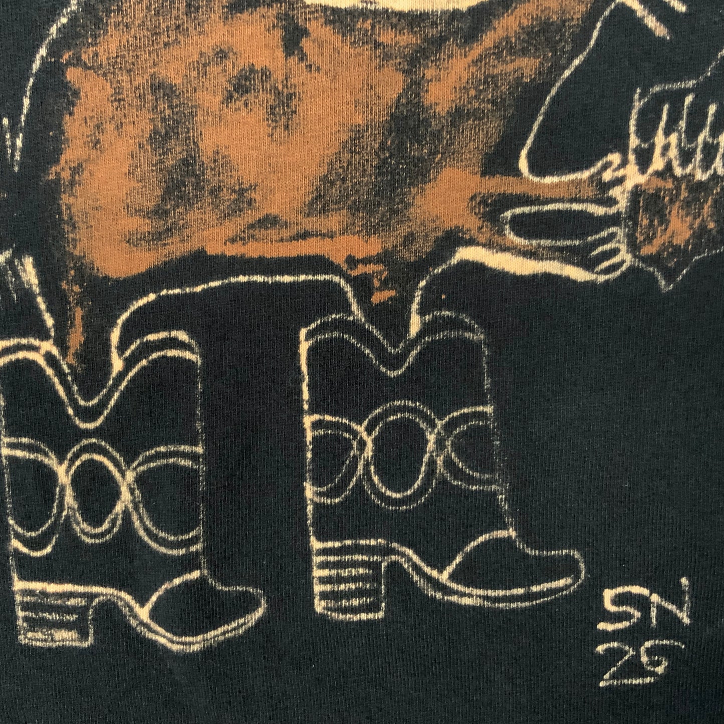 Cowsquirrel - Large Bleach-Painted T-Shirt
