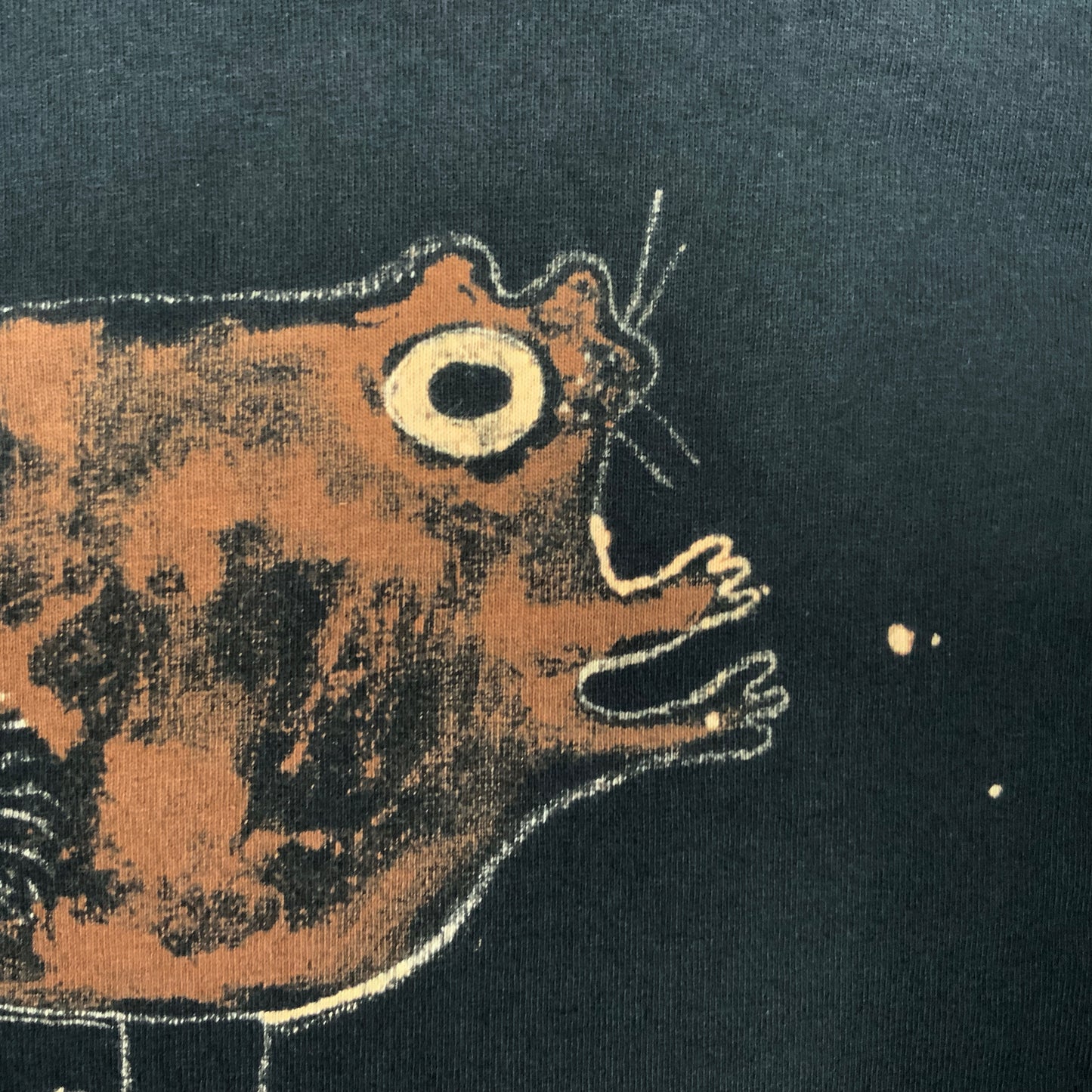 Roller Squirrel - Large Bleach-Painted T-Shirt
