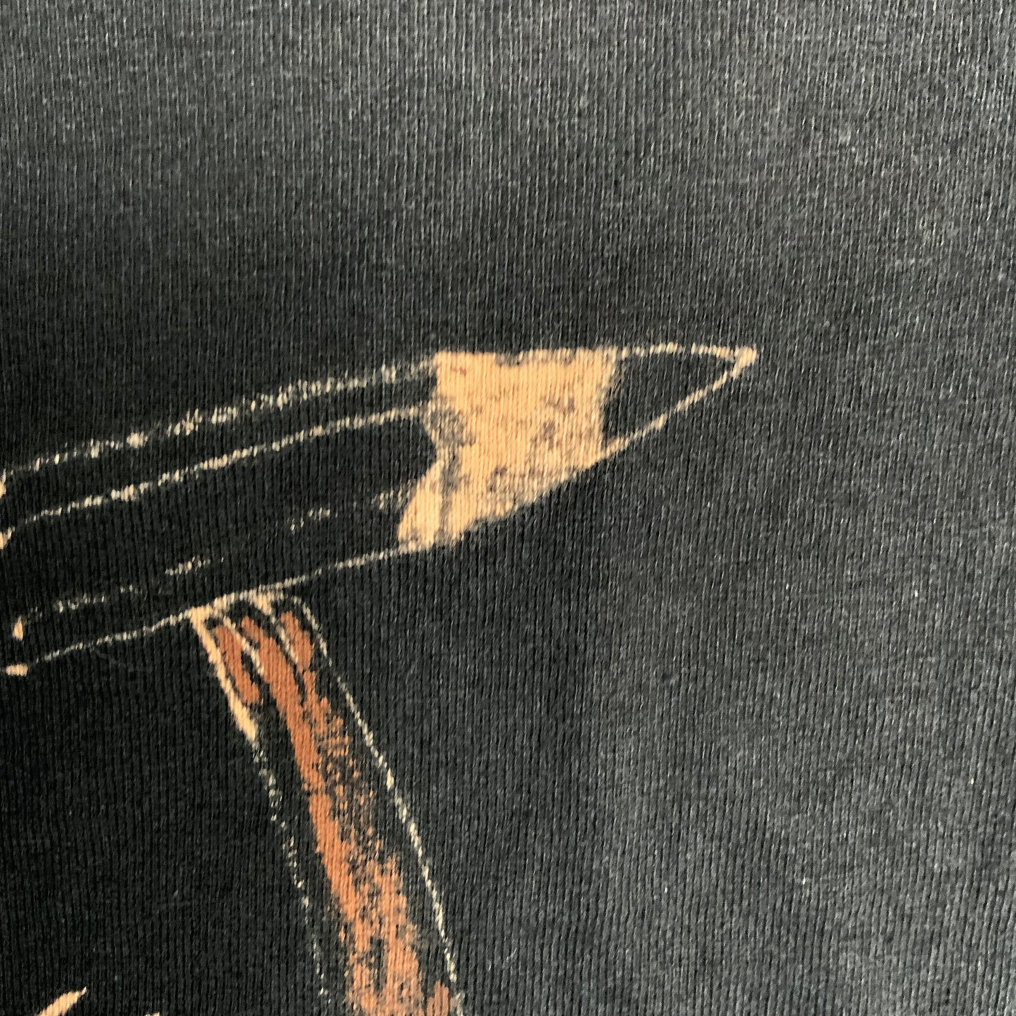 Pencil Squirrel - Large Bleach-Painted T-Shirt