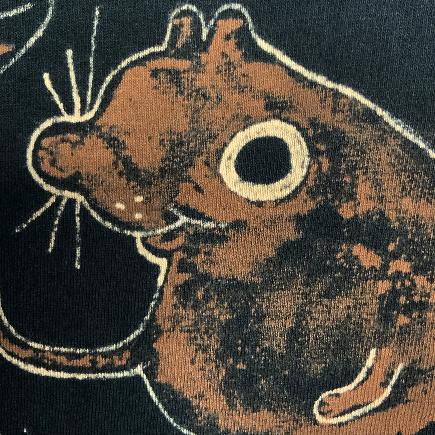 Martini Squirrel - 3XL Bleach-Painted T-Shirt